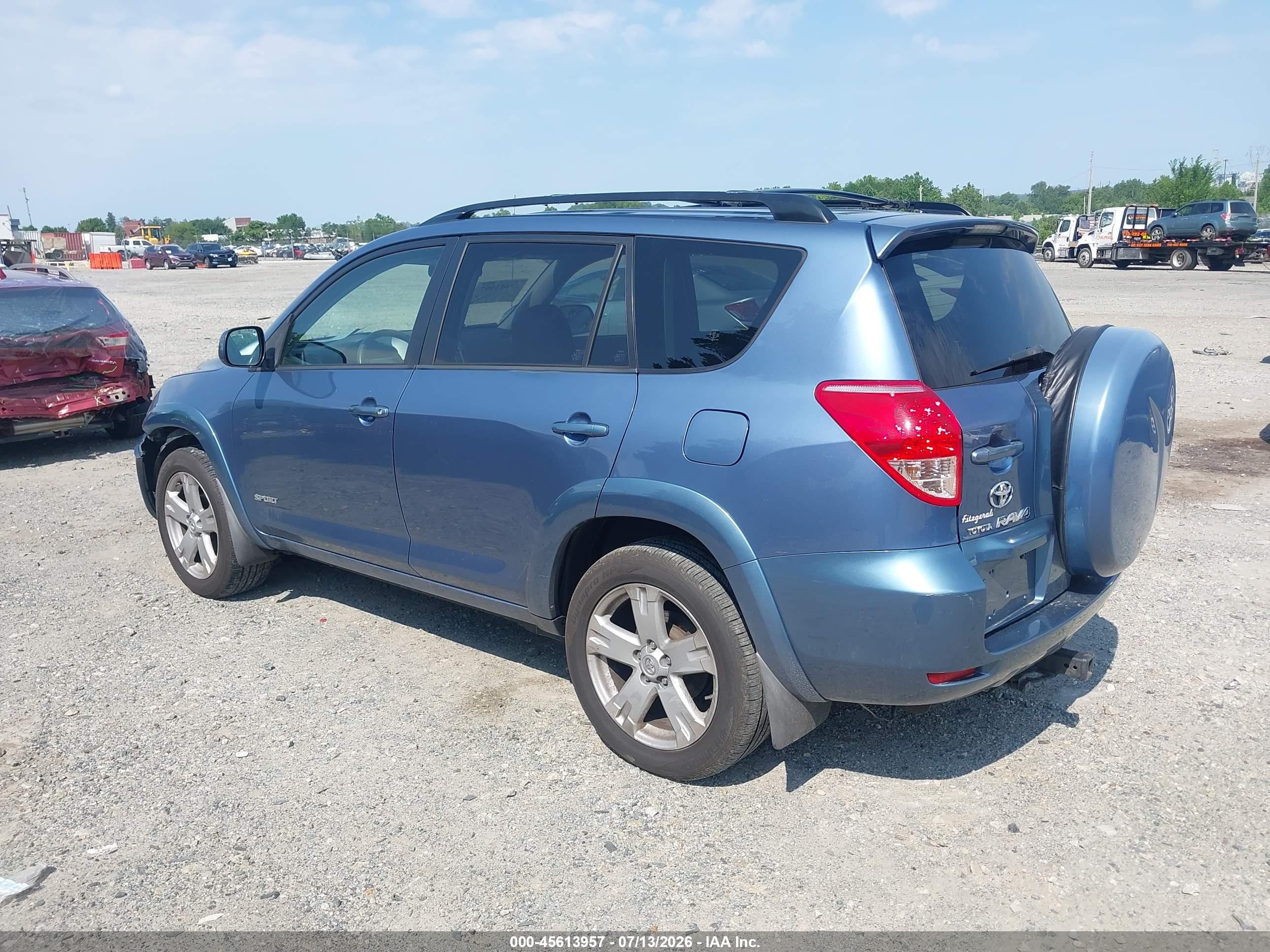 2007 Toyota Rav4 Sport Blue vin: JTMZD32V876051873