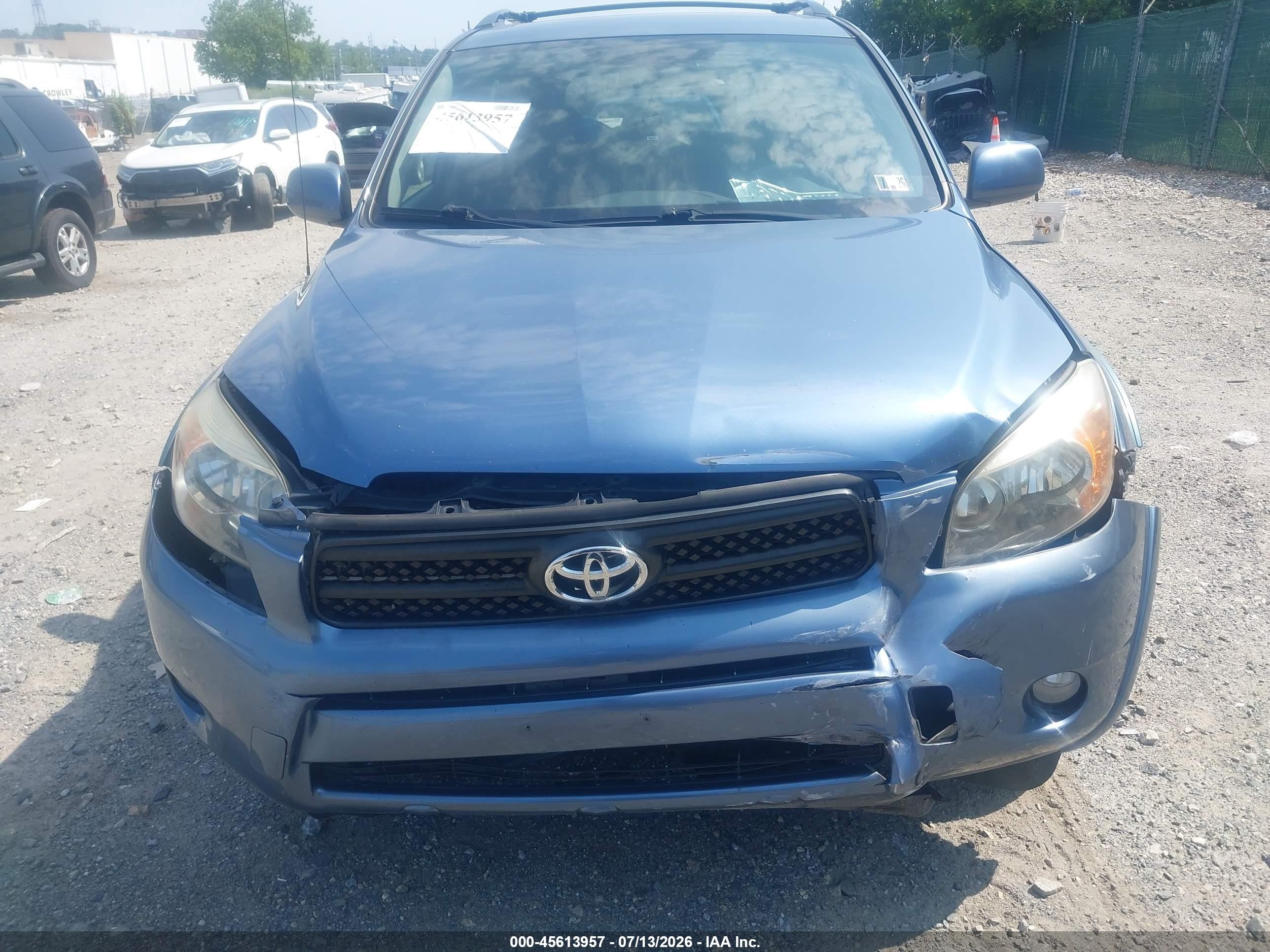 2007 Toyota Rav4 Sport Blue vin: JTMZD32V876051873