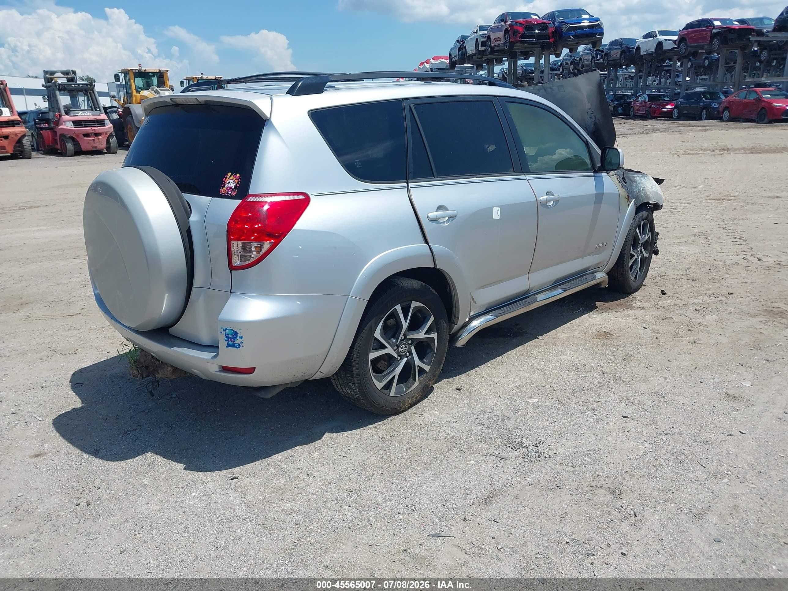 2008 Toyota Rav4 Sport Silver vin: JTMZD32V885109083
