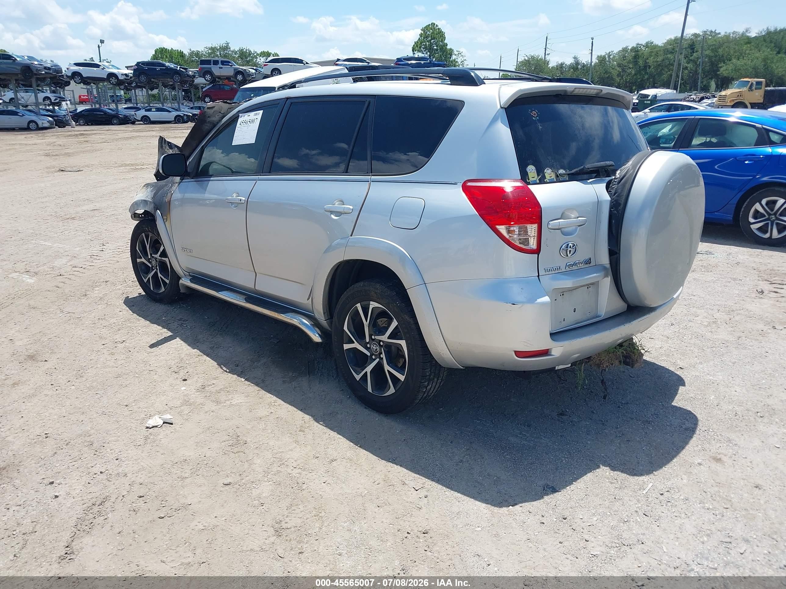 2008 Toyota Rav4 Sport Silver vin: JTMZD32V885109083