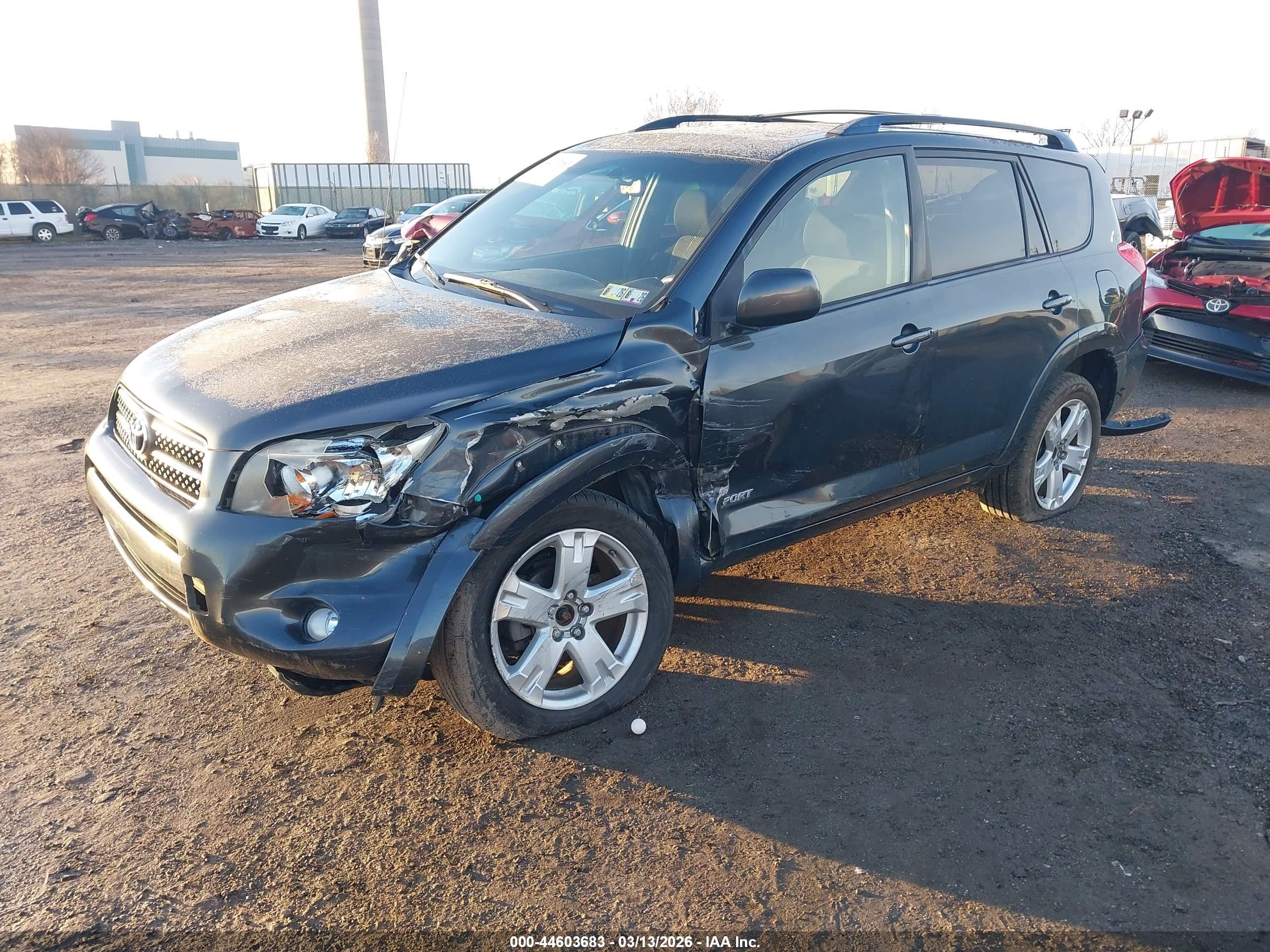 2008 Toyota Rav4 Sport Gray vin: JTMZD32V886053933