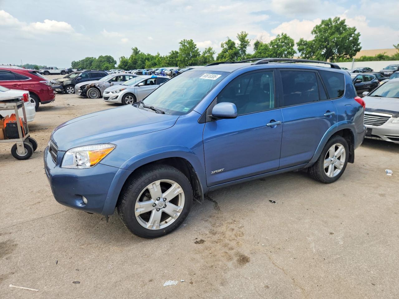 2008 Toyota Rav4 Sport Синий vin: JTMZD32V886079559