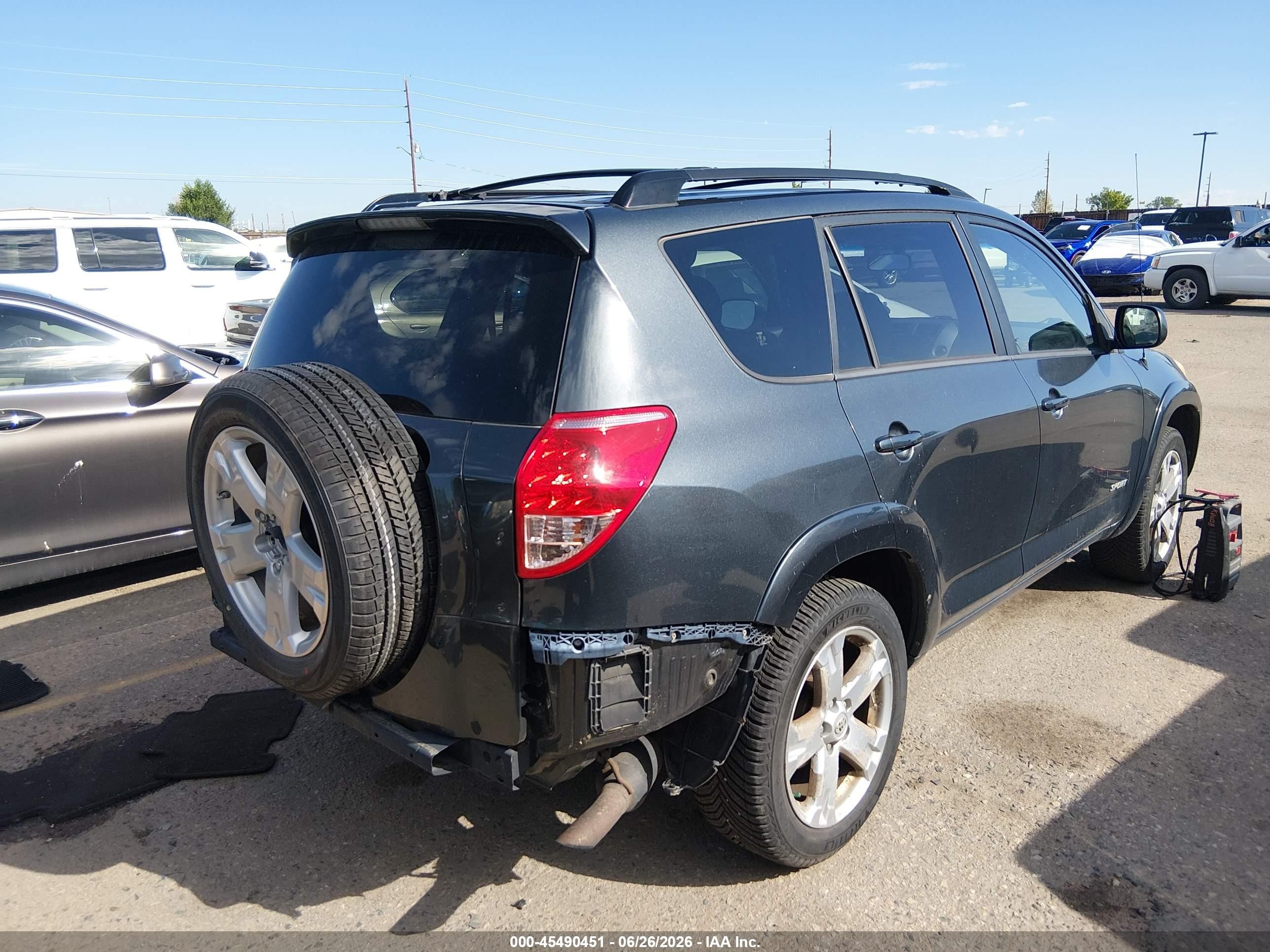 2007 Toyota Rav4 Sport Gray vin: JTMZD32V975048034