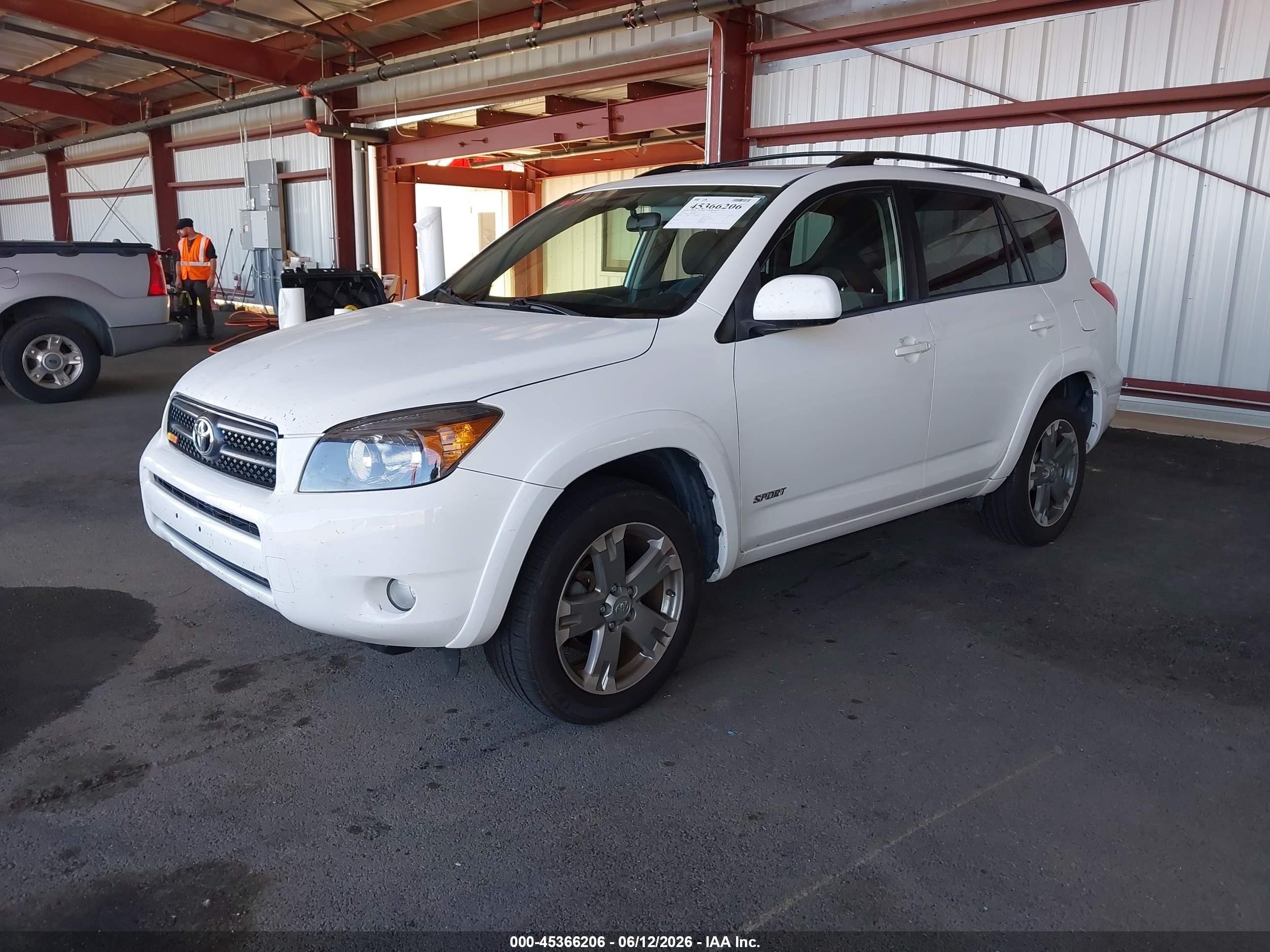 2007 Toyota Rav4 Sport Белый vin: JTMZD32V975073953