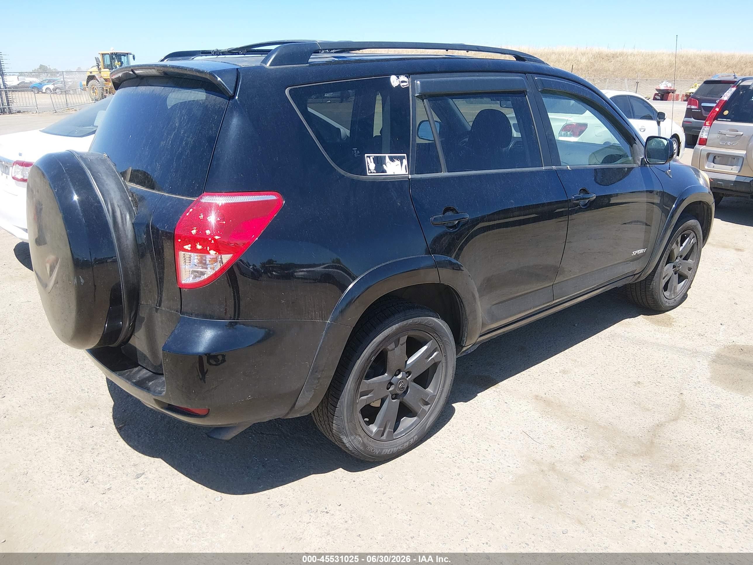 2007 Toyota Rav4 Sport Black vin: JTMZD32V976036704
