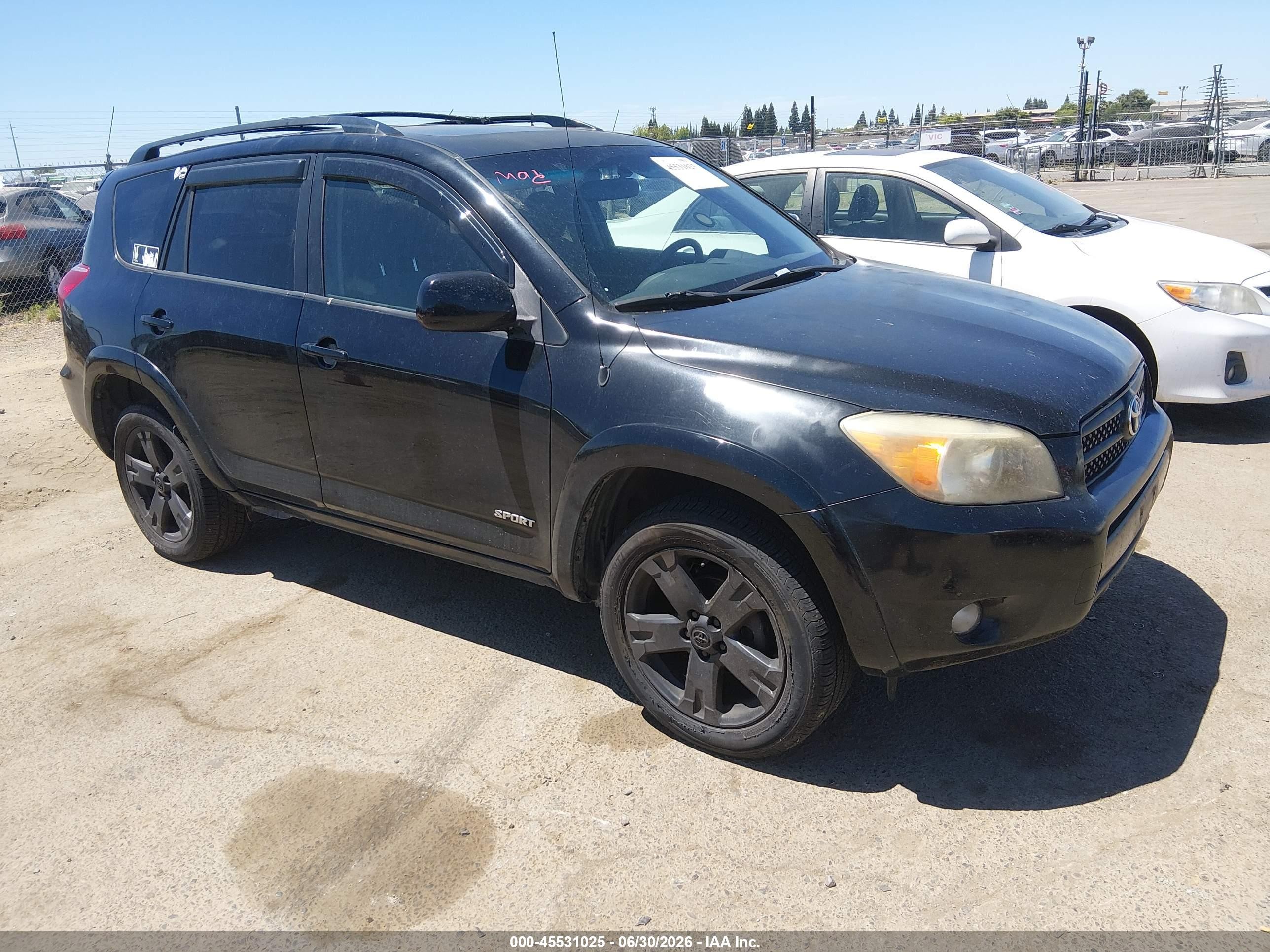 2007 Toyota Rav4 Sport Black vin: JTMZD32V976036704