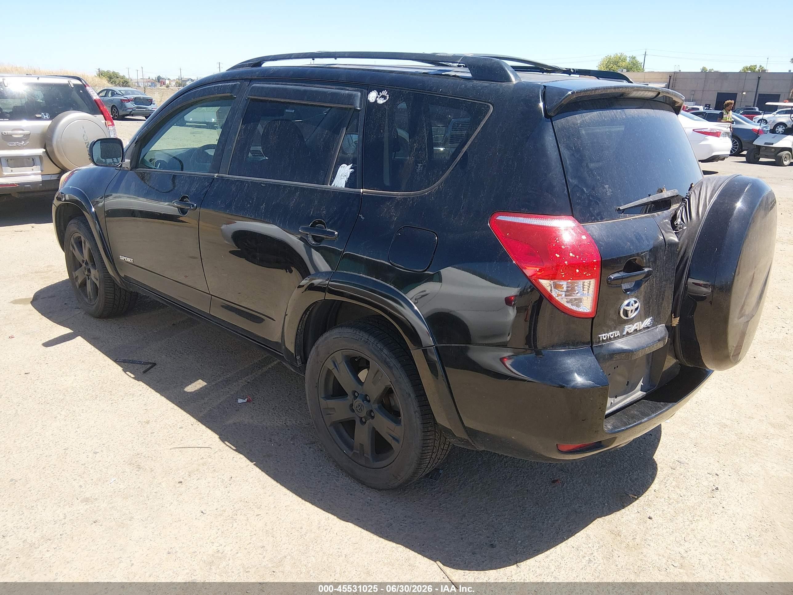 2007 Toyota Rav4 Sport Black vin: JTMZD32V976036704
