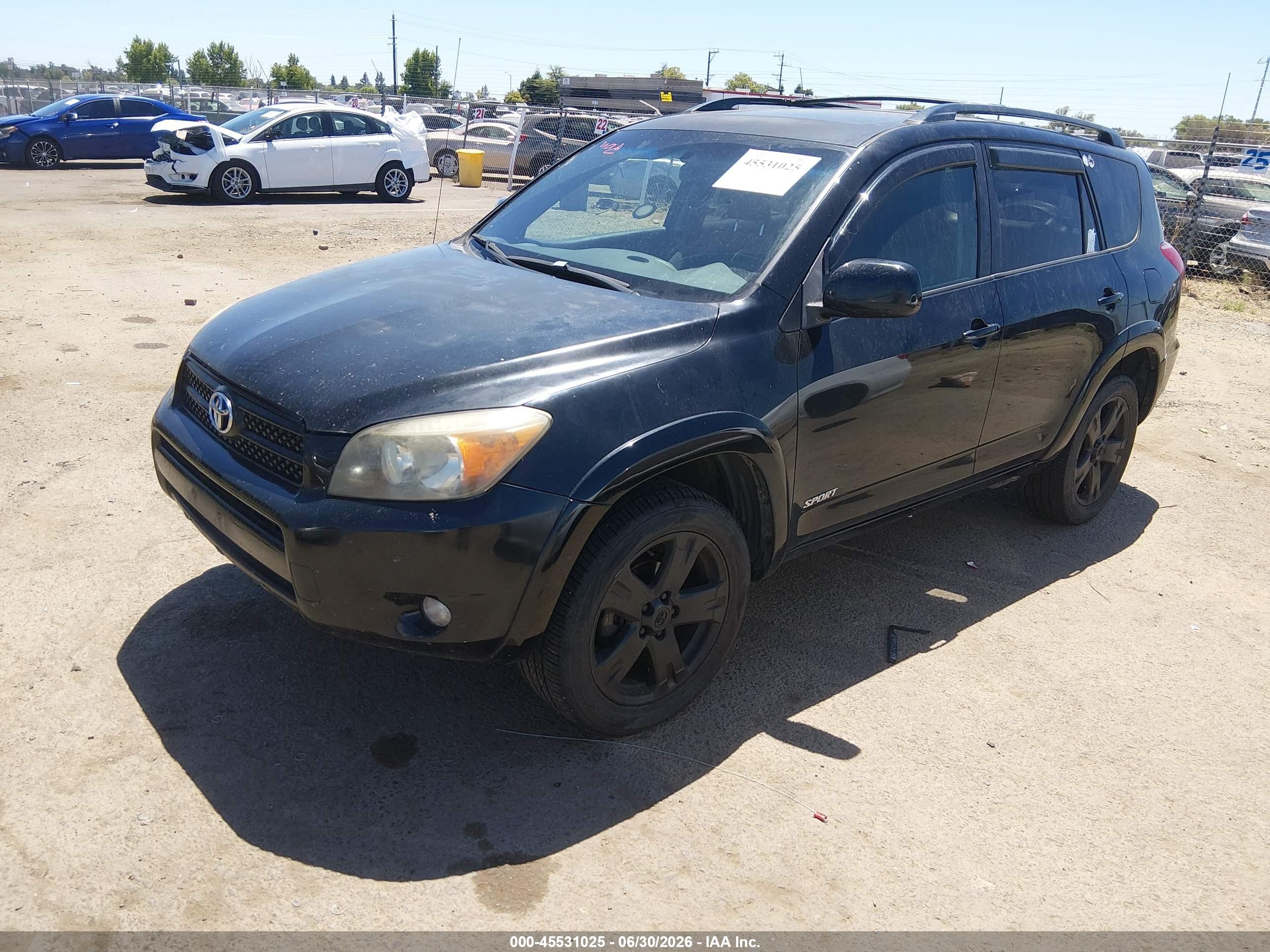 2007 Toyota Rav4 Sport Black vin: JTMZD32V976036704