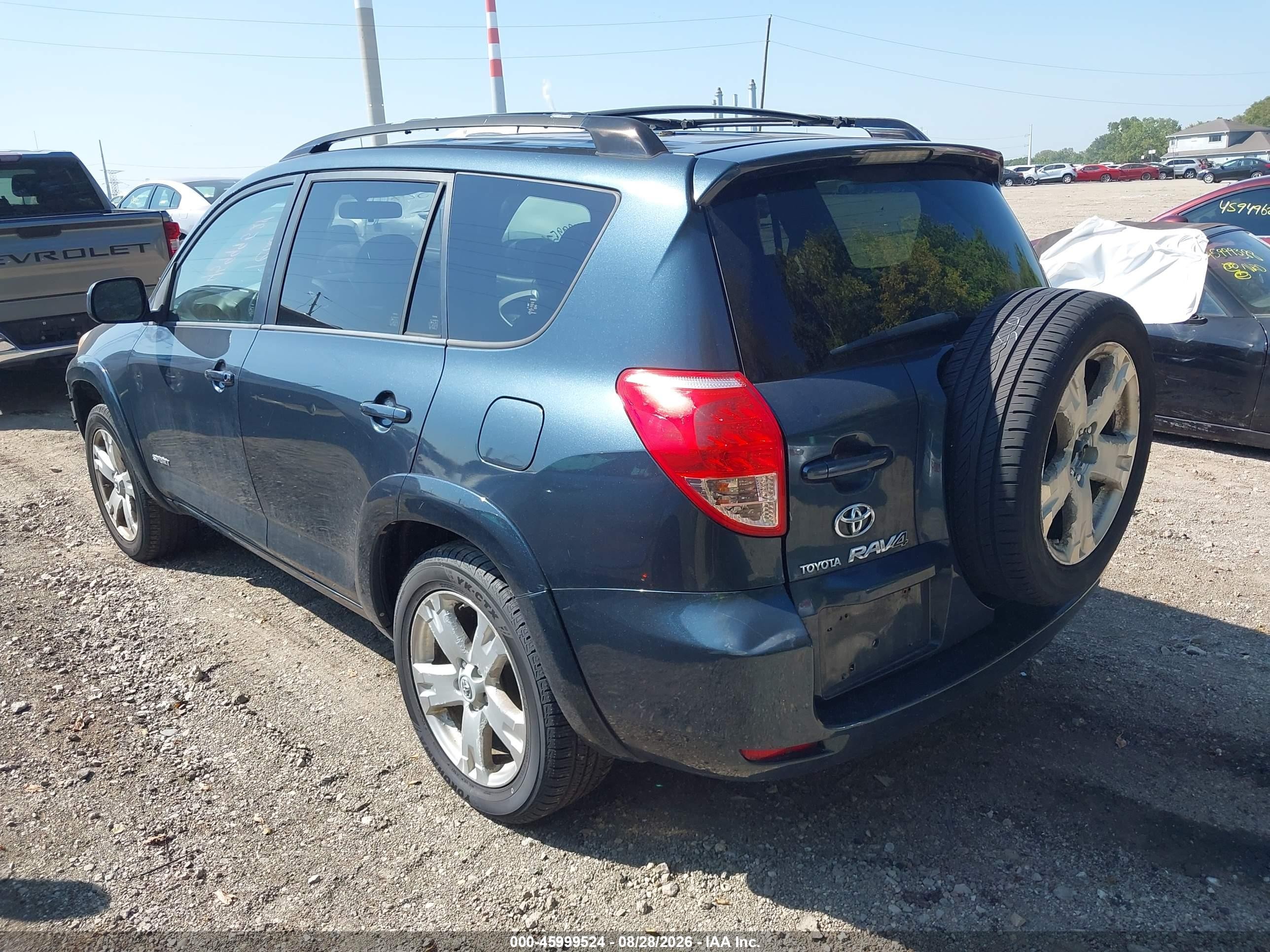 2008 Toyota Rav4 Sport Dark Blue vin: JTMZD32V985112431