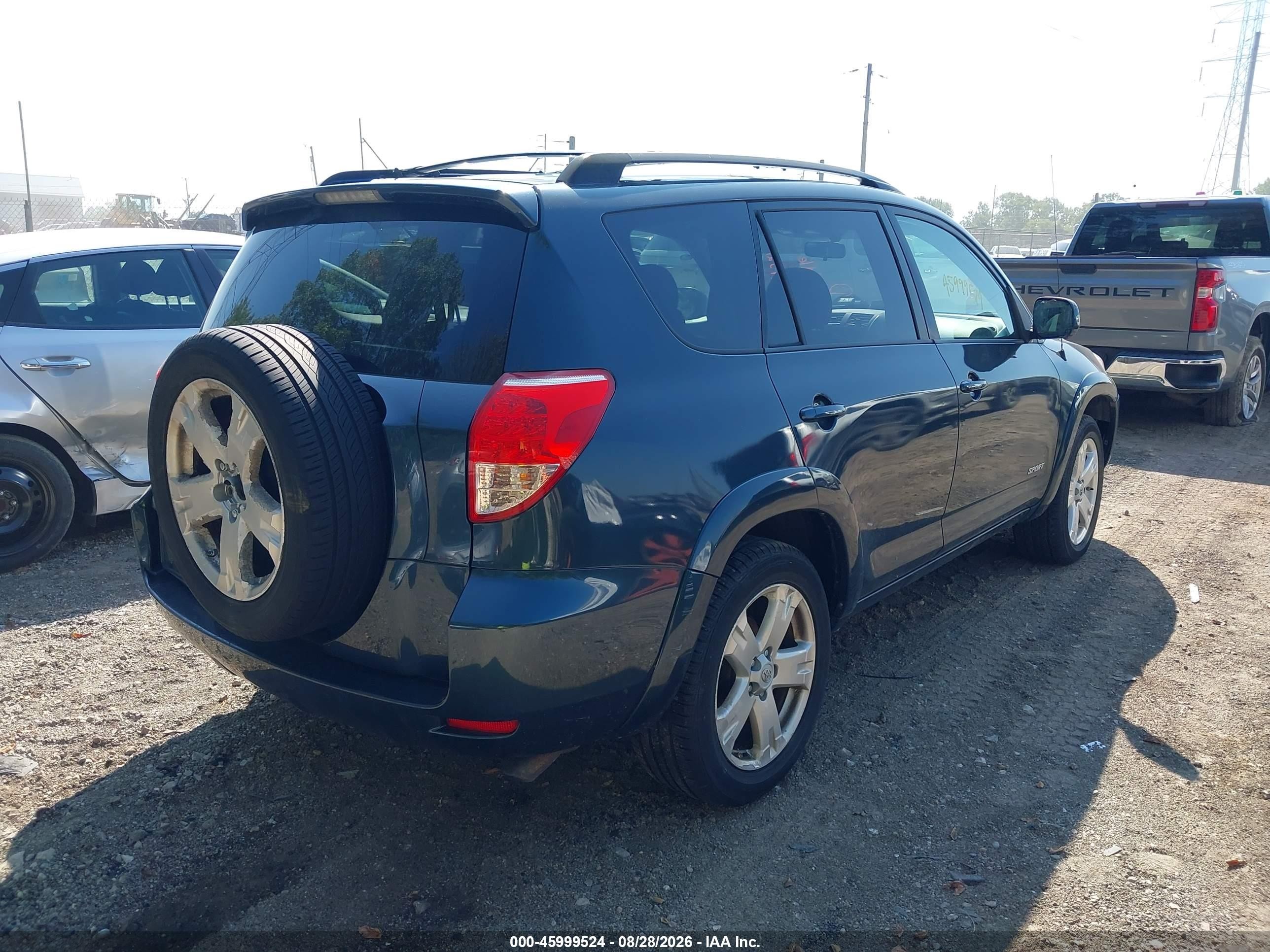 2008 Toyota Rav4 Sport Dark Blue vin: JTMZD32V985112431