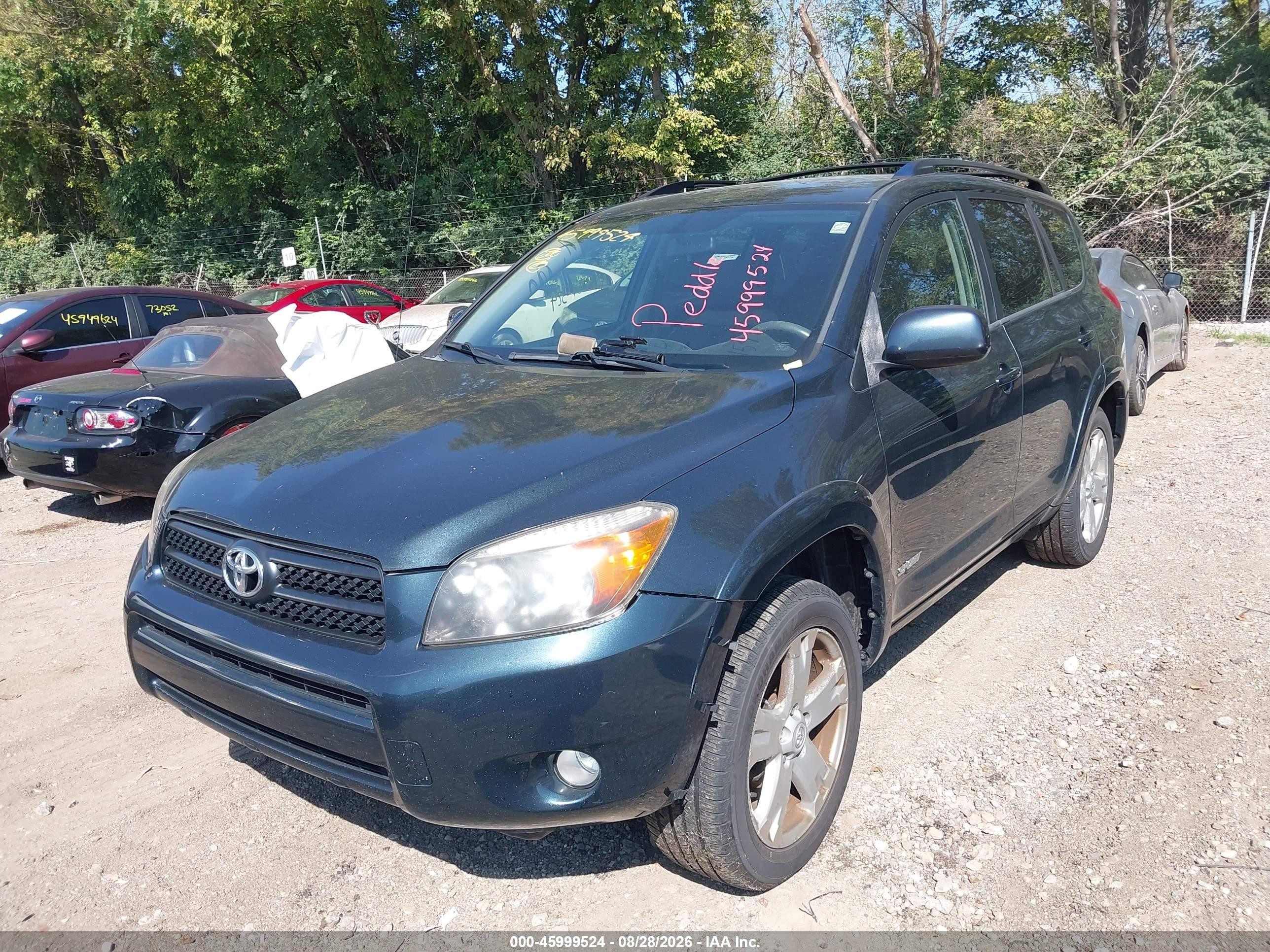 2008 Toyota Rav4 Sport Dark Blue vin: JTMZD32V985112431
