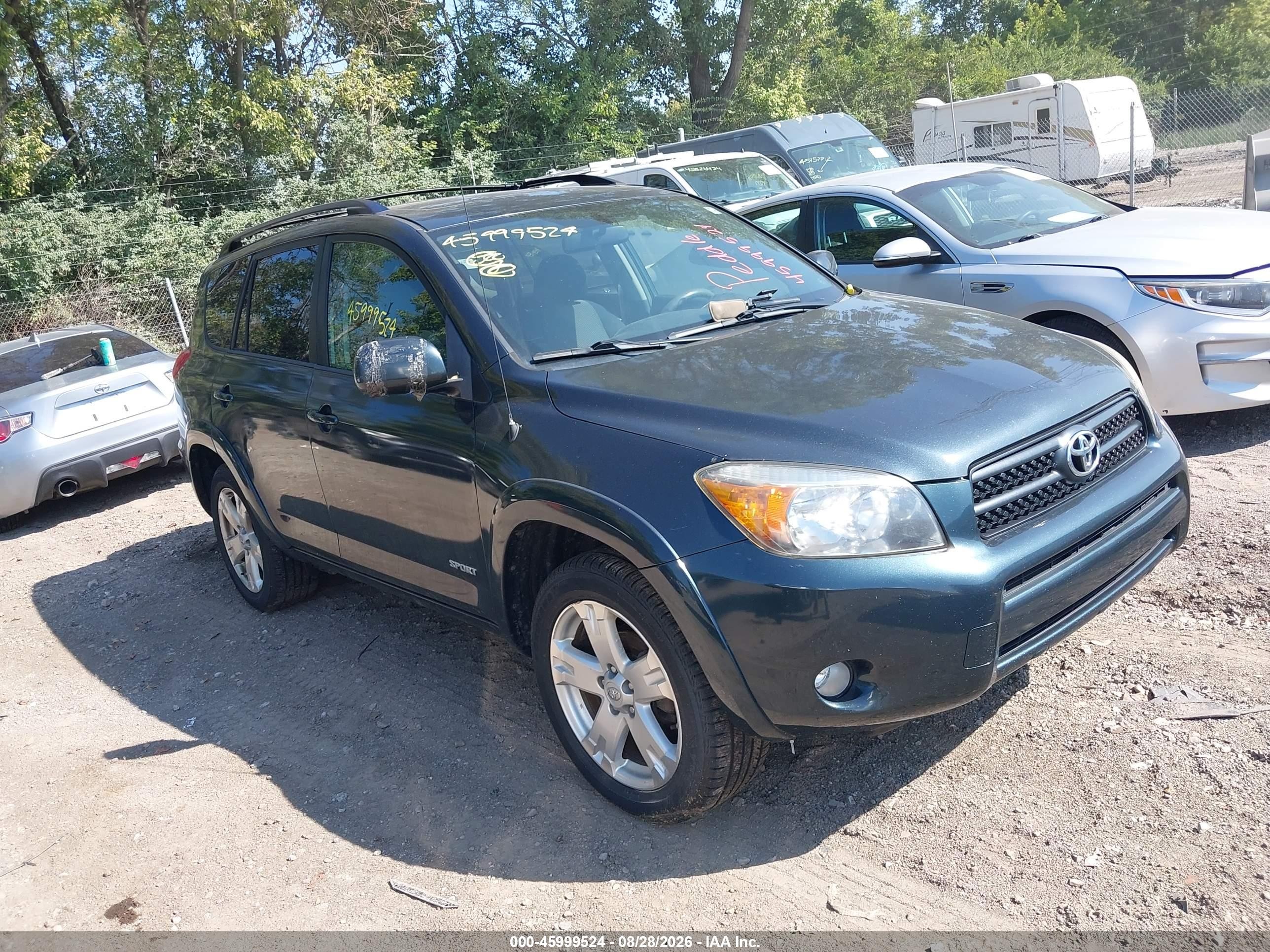 2008 Toyota Rav4 Sport Dark Blue vin: JTMZD32V985112431