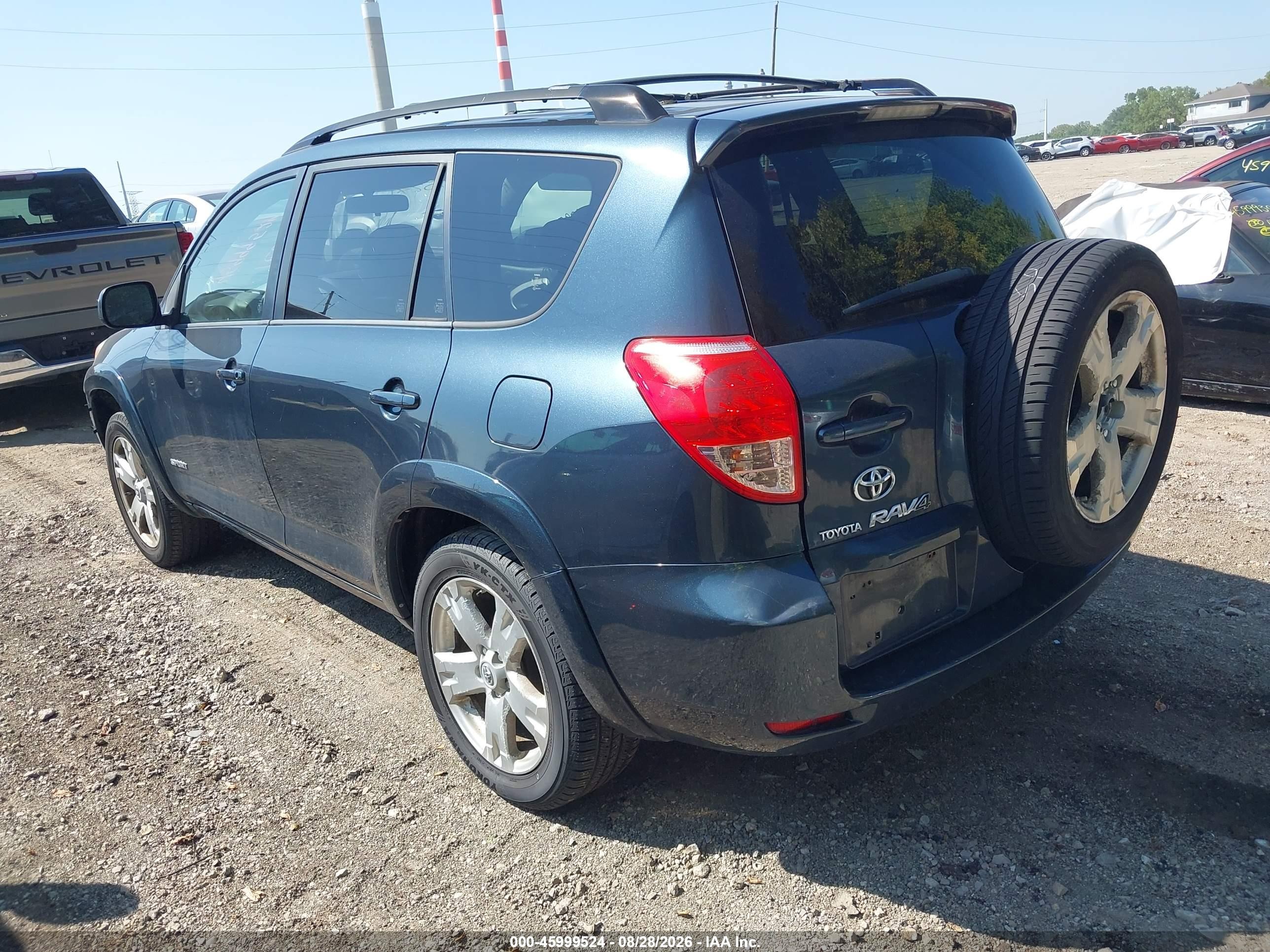 2008 Toyota Rav4 Sport Dark Blue vin: JTMZD32V985112431