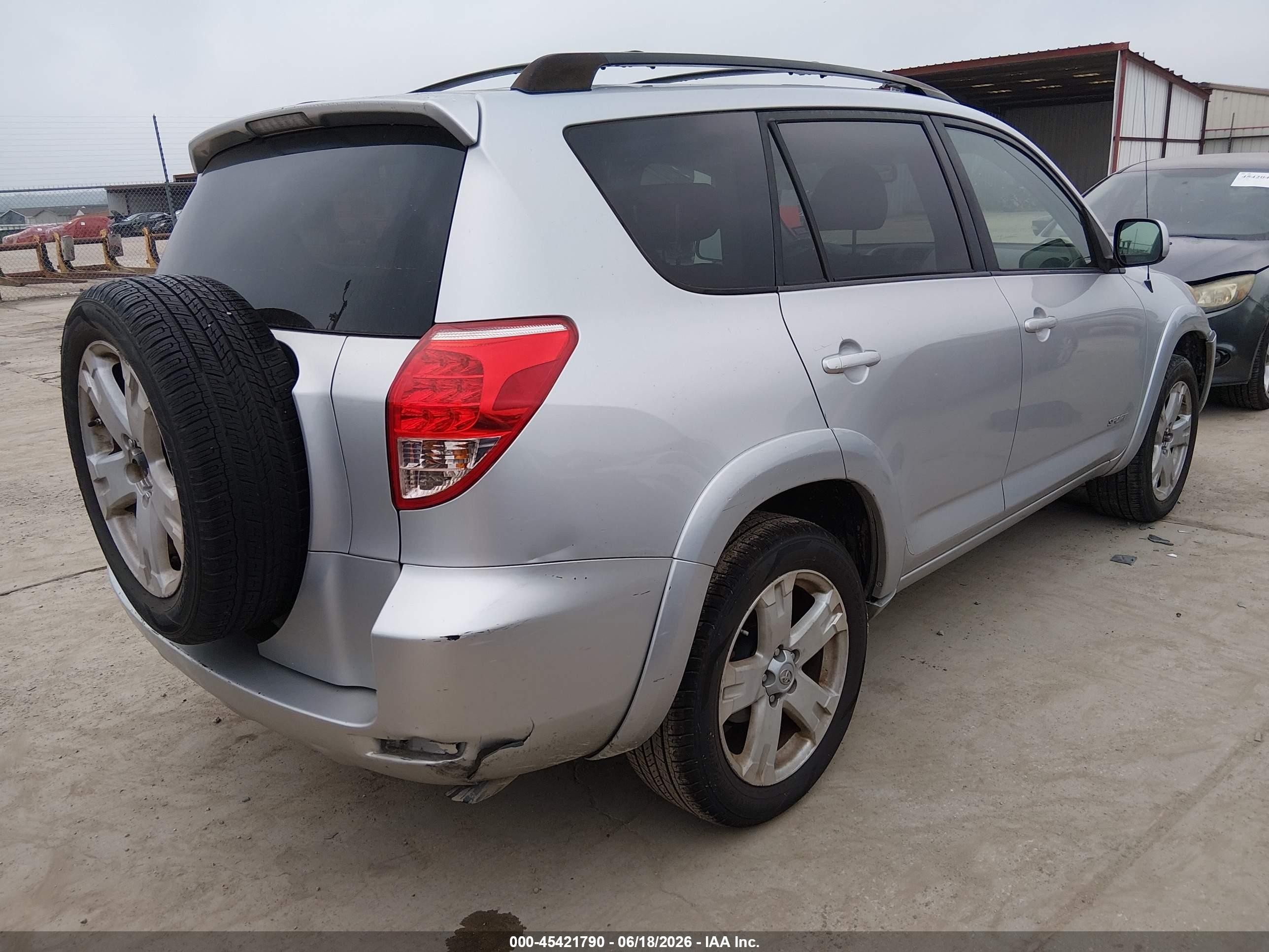 2008 Toyota Rav4 Sport Silver vin: JTMZD32V986078176