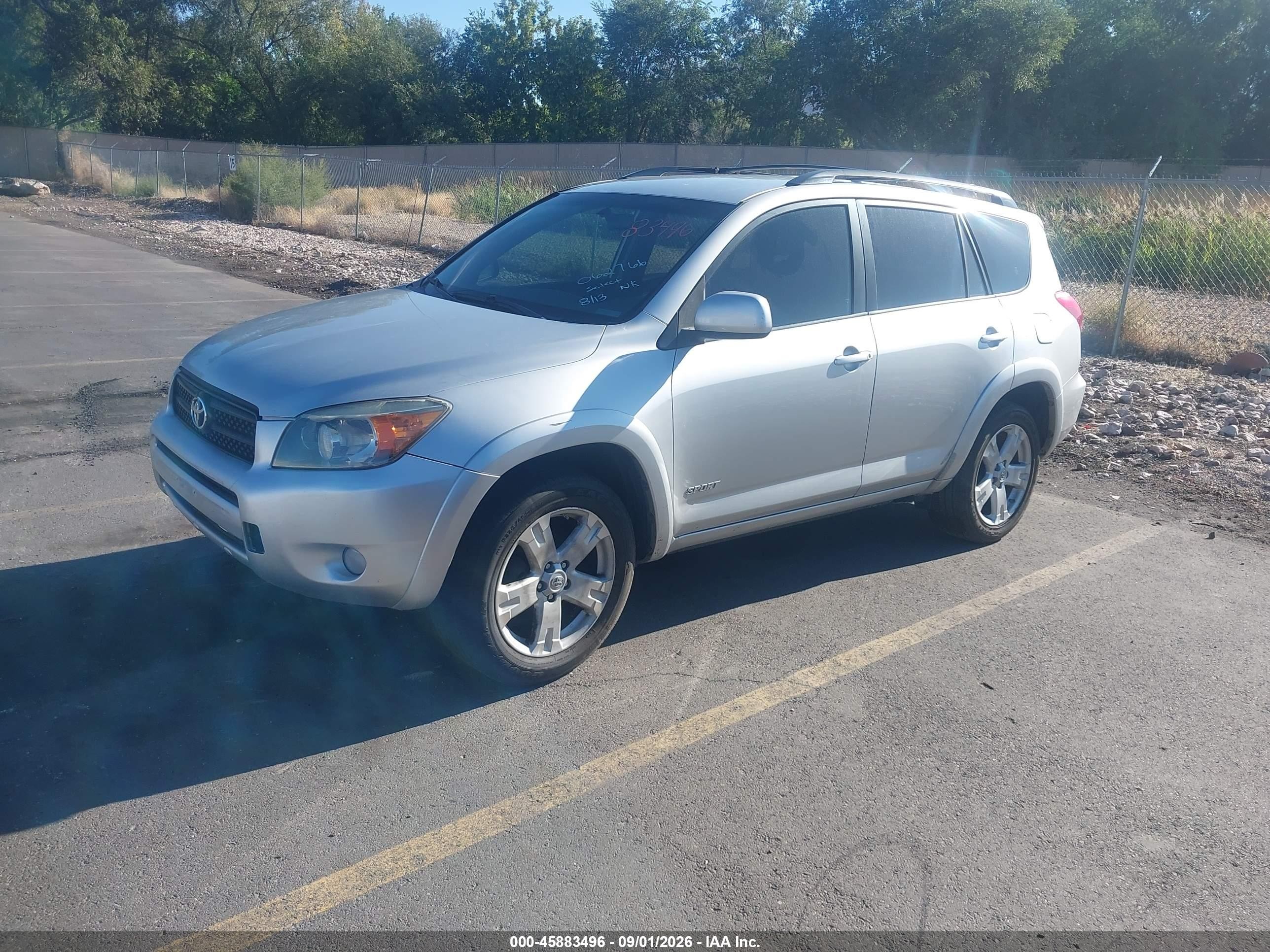 2007 Toyota Rav4 Sport Серебряный vin: JTMZD32VX75062766