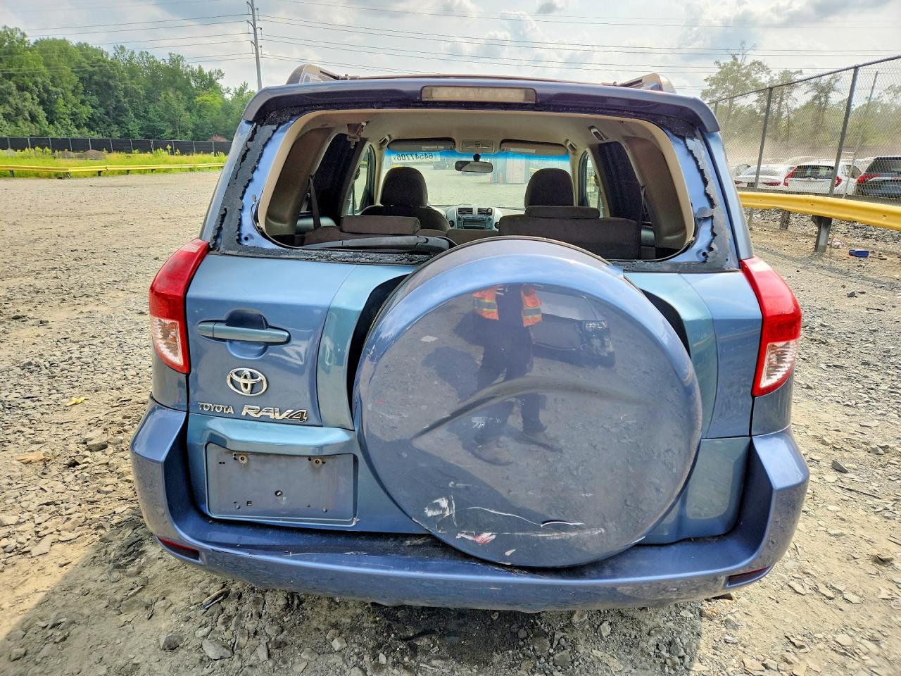 2006 Toyota Rav4 Base Blue vin: JTMZD33V065007899