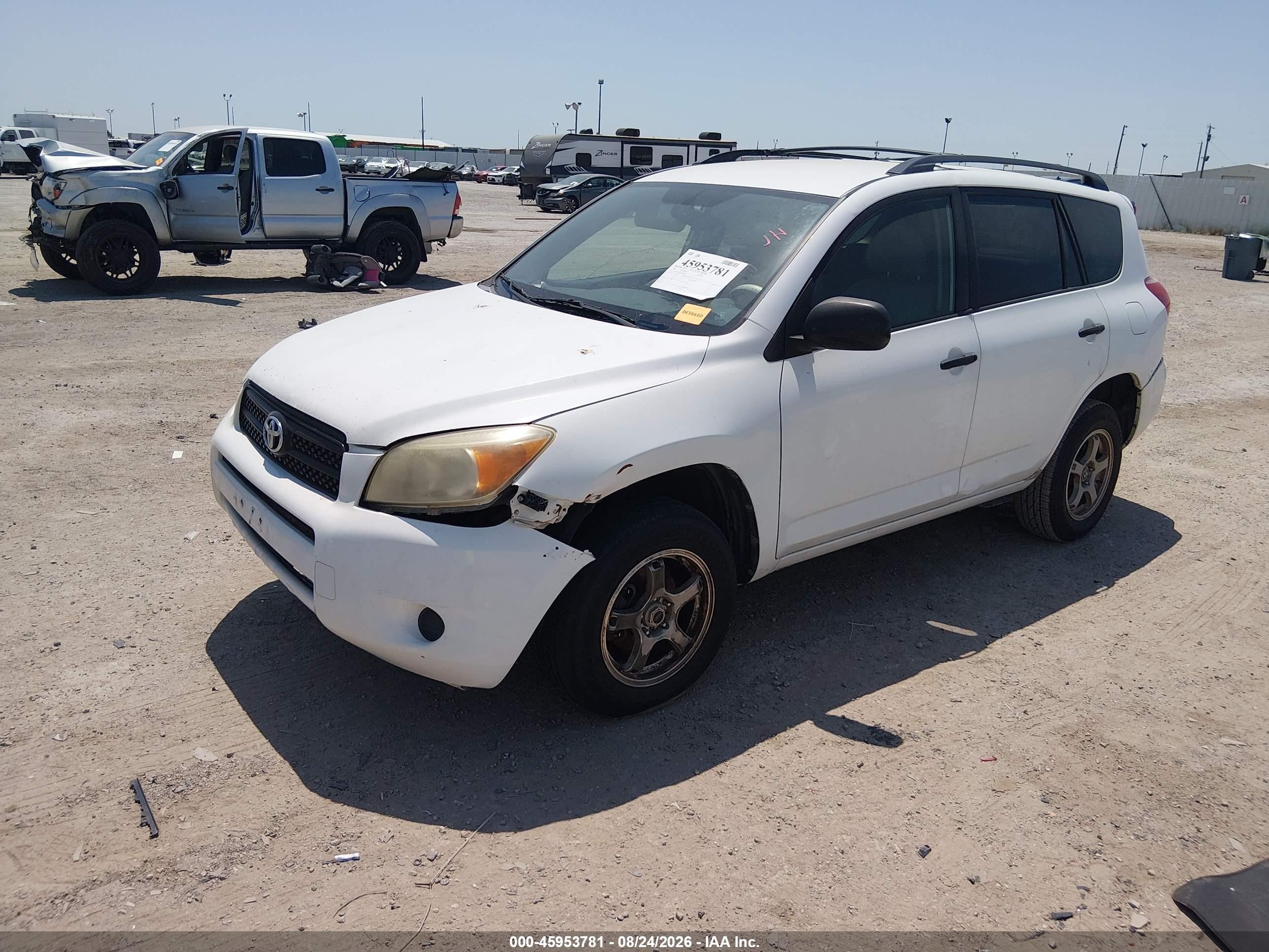 2006 Toyota Rav4   White vin: JTMZD33V065009698