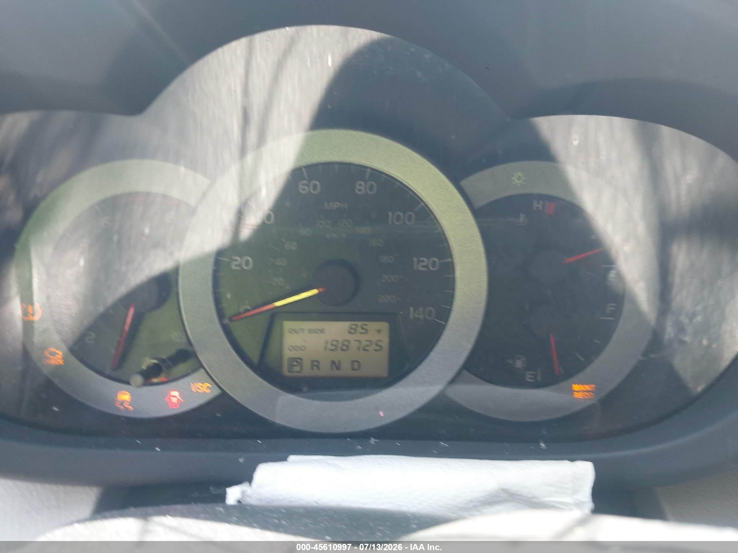 2007 Toyota Rav4 White vin: JTMZD33V075058014
