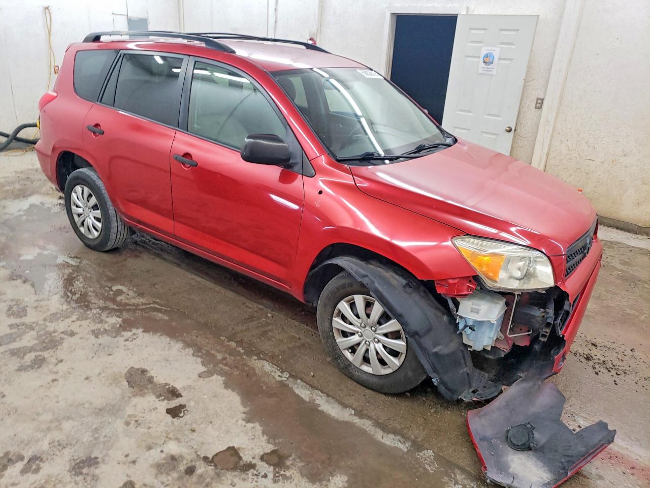 2007 Toyota Rav4 Base Red vin: JTMZD33V076037531