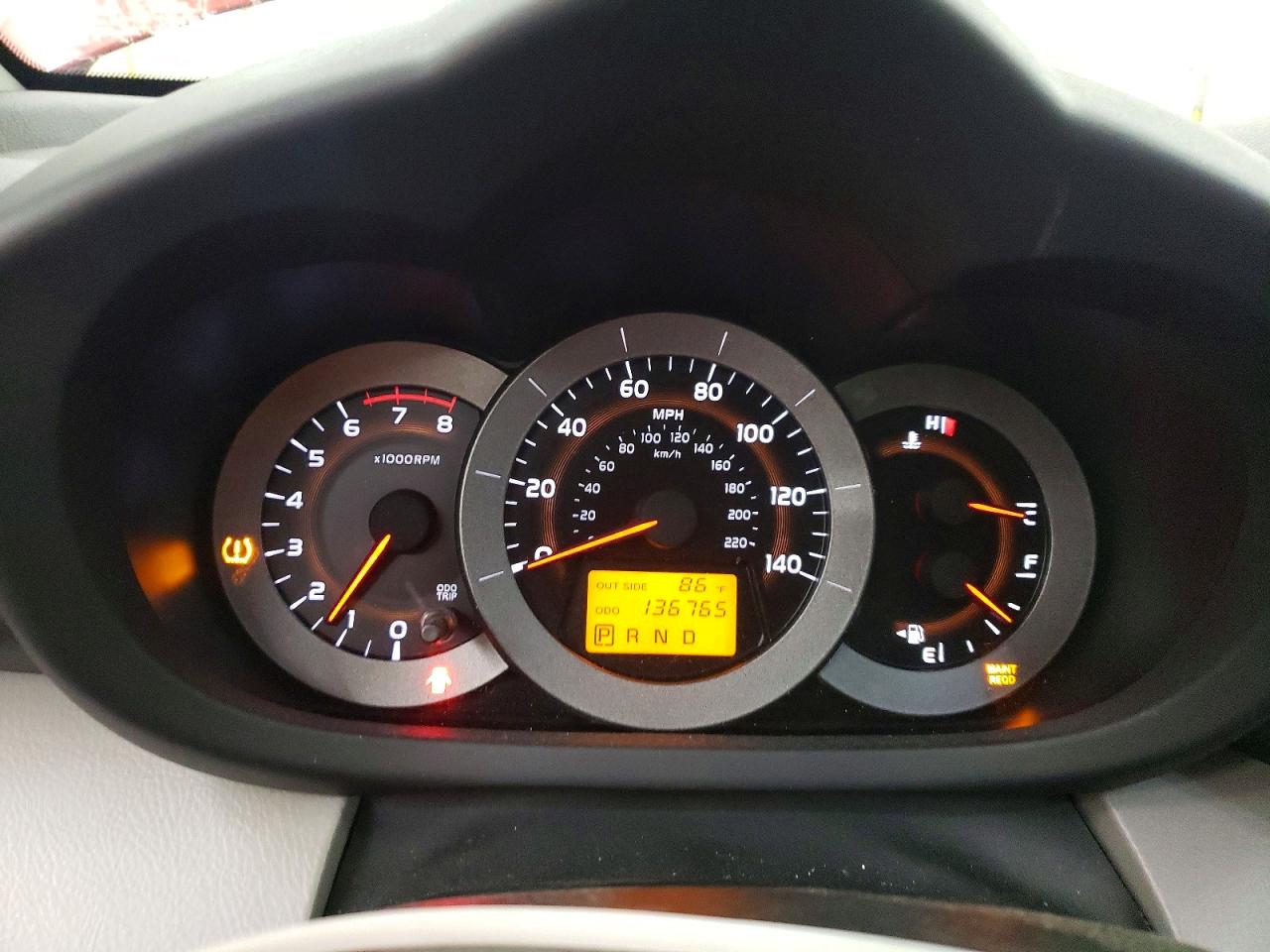 2007 Toyota Rav4 Base Red vin: JTMZD33V076037531