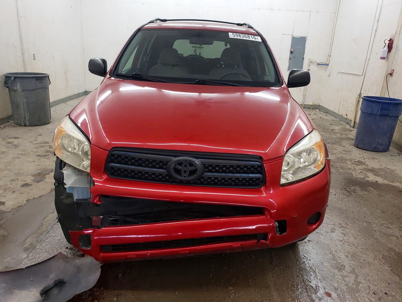 2007 Toyota Rav4 Base Red vin: JTMZD33V076037531