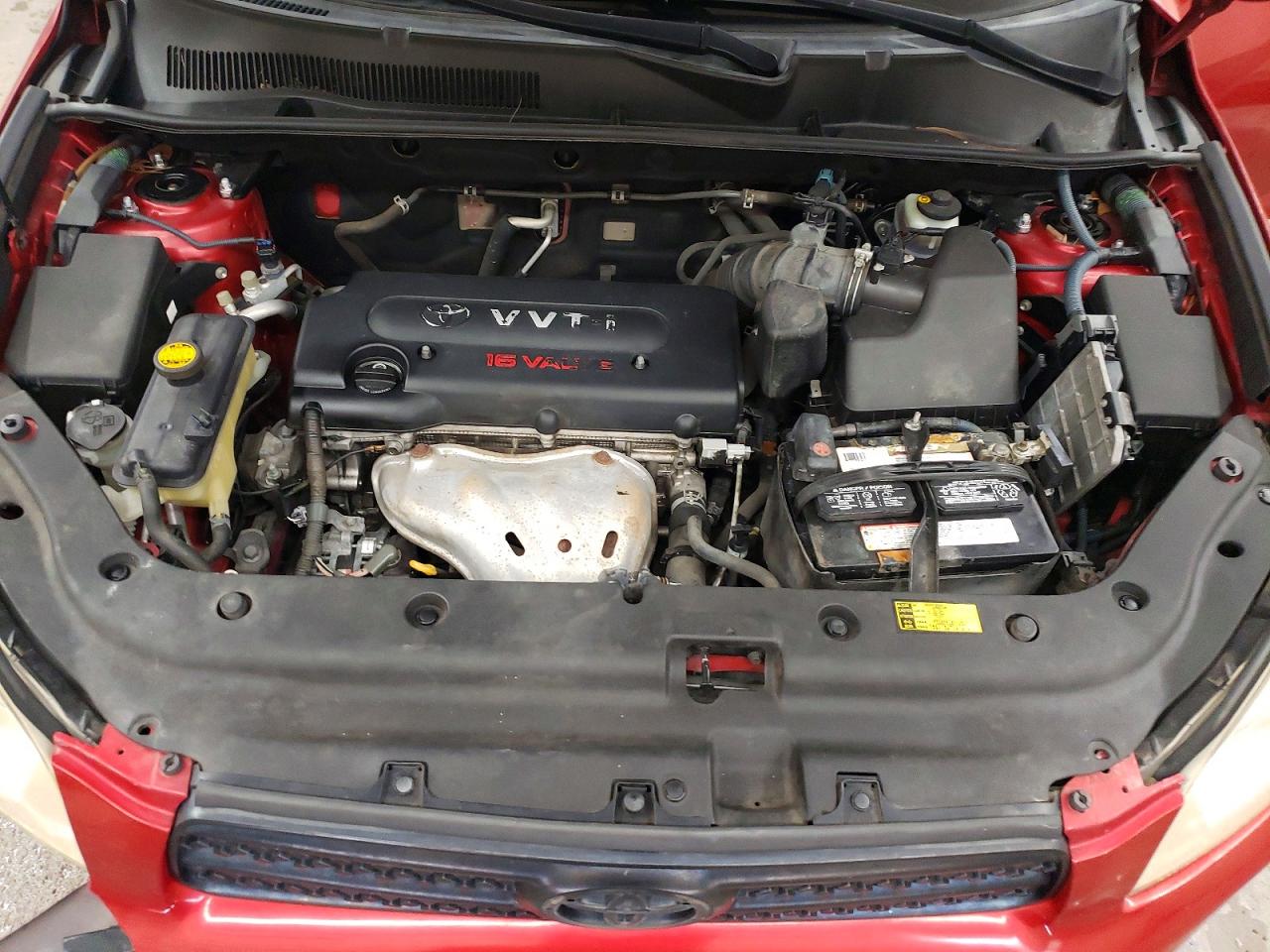 2007 Toyota Rav4 Base Red vin: JTMZD33V076037531