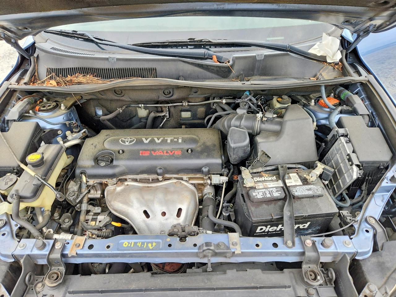 2007 Toyota Rav4 Base Blue vin: JTMZD33V076049047