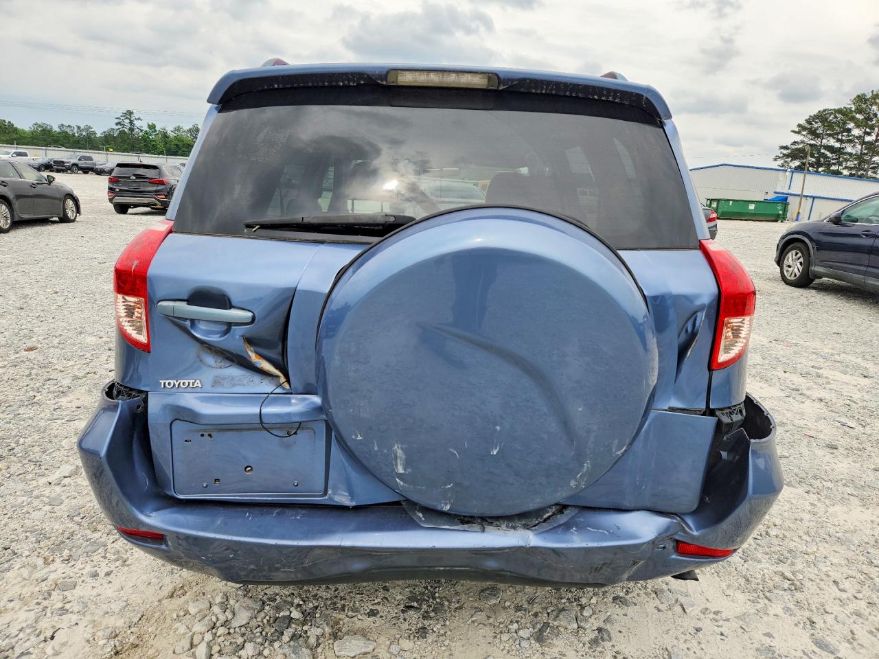 2007 Toyota Rav4 Base Blue vin: JTMZD33V076049047