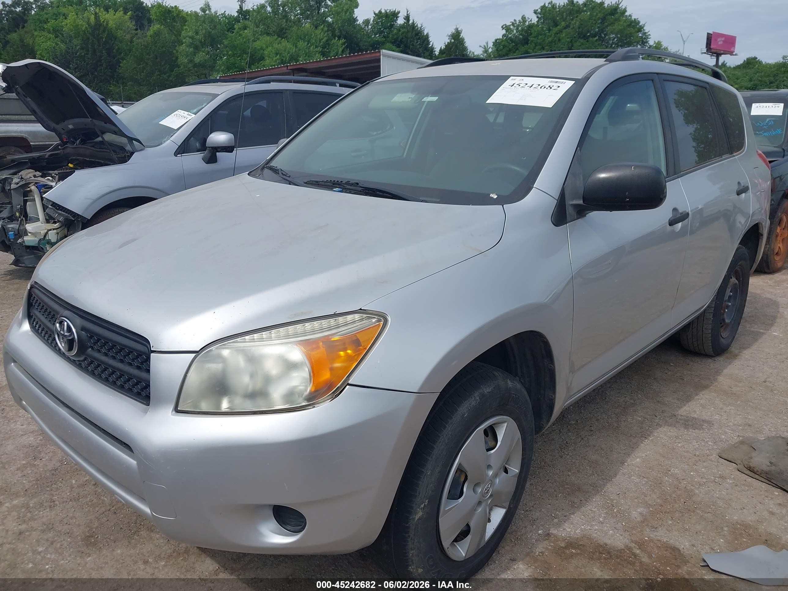 2008 Toyota Rav4 Silver vin: JTMZD33V085100828