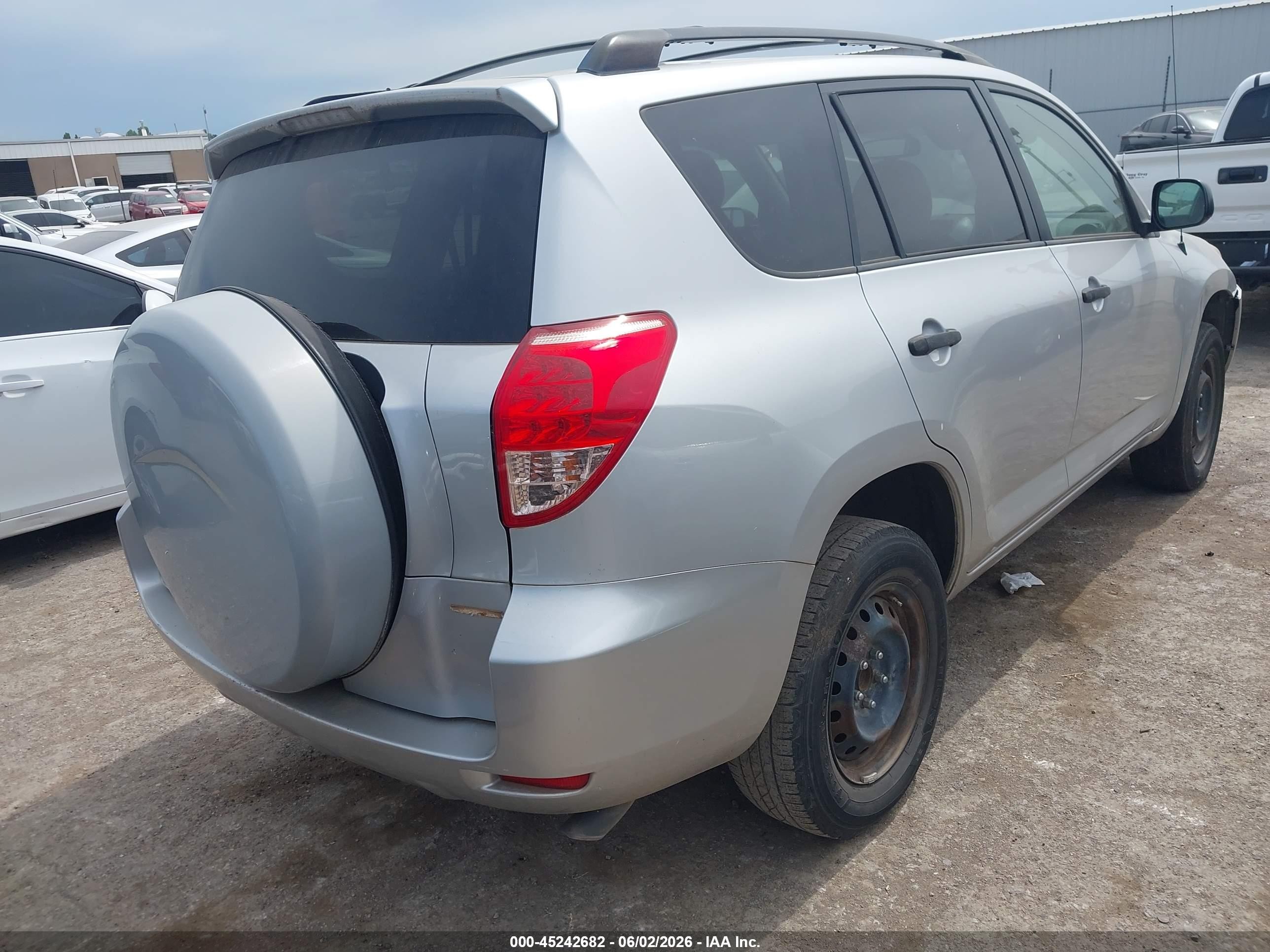 2008 Toyota Rav4 Silver vin: JTMZD33V085100828