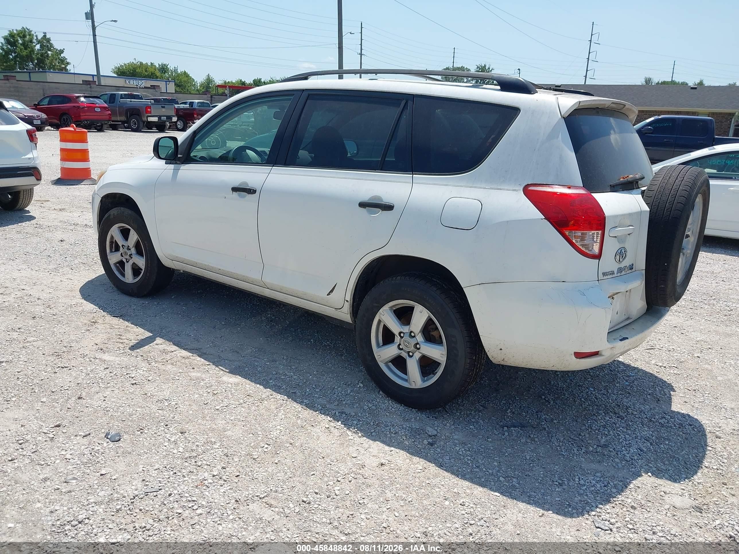 2008 Toyota Rav4   White vin: JTMZD33V086065637