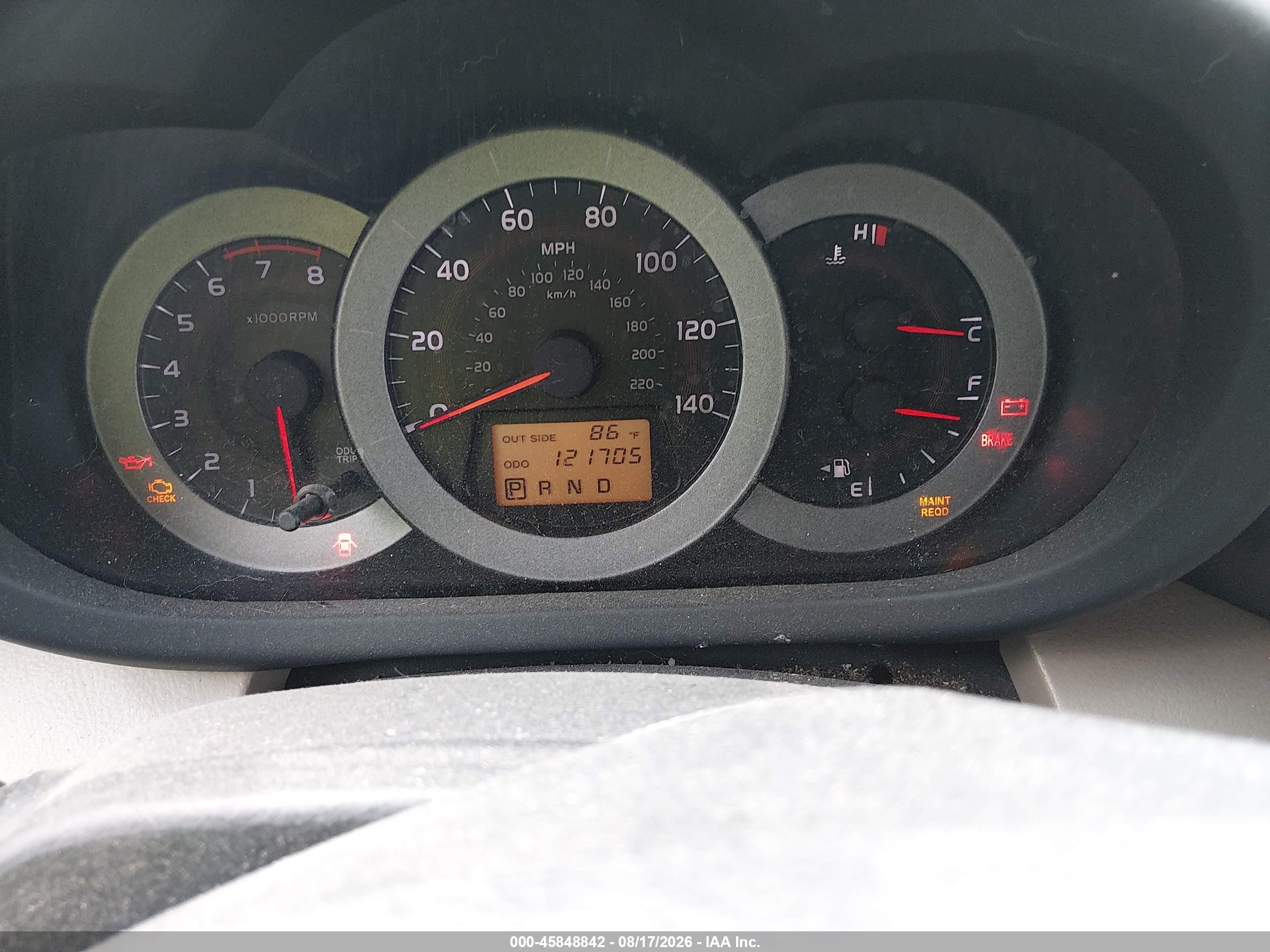 2008 Toyota Rav4   White vin: JTMZD33V086065637