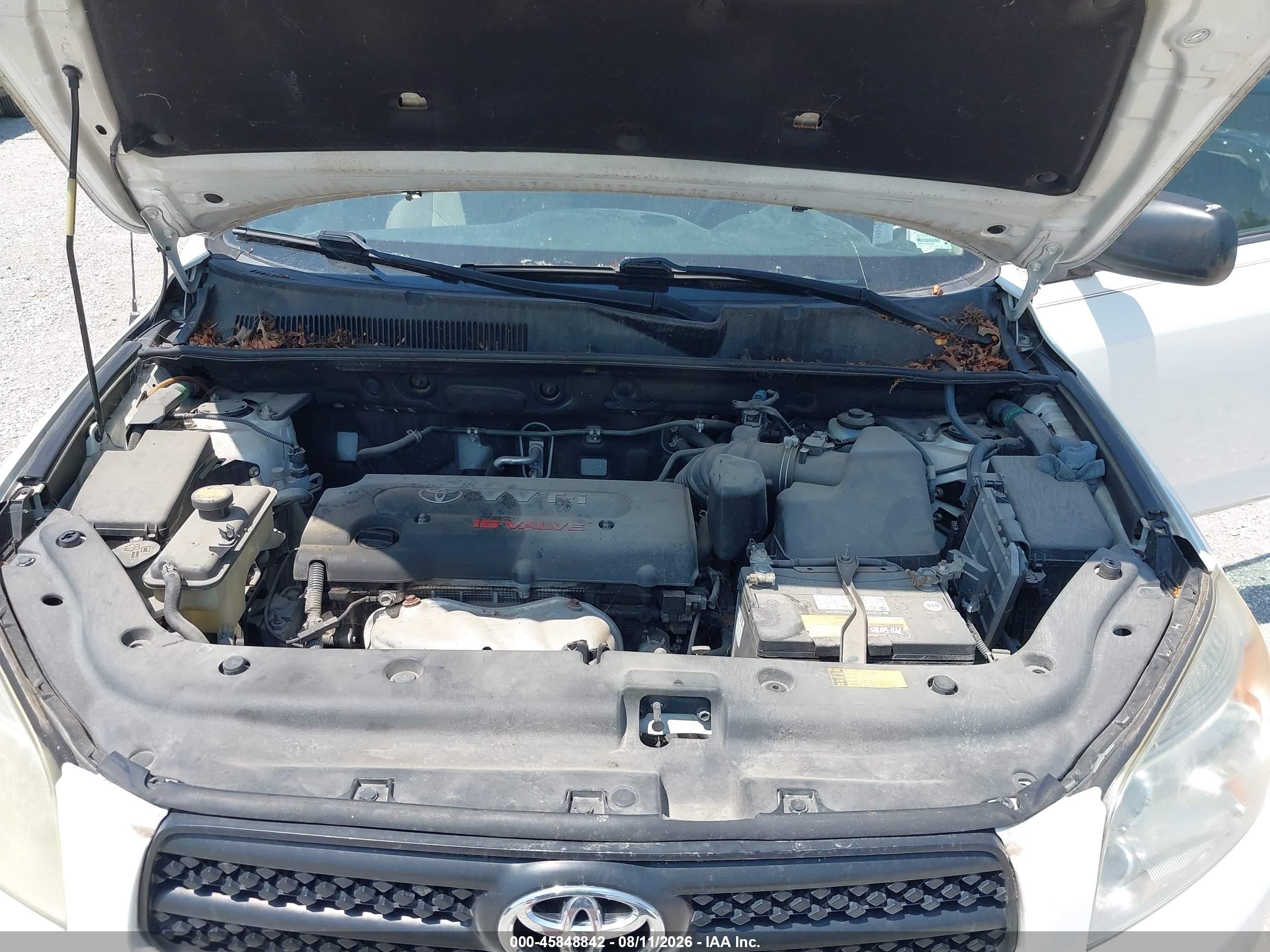 2008 Toyota Rav4   White vin: JTMZD33V086065637