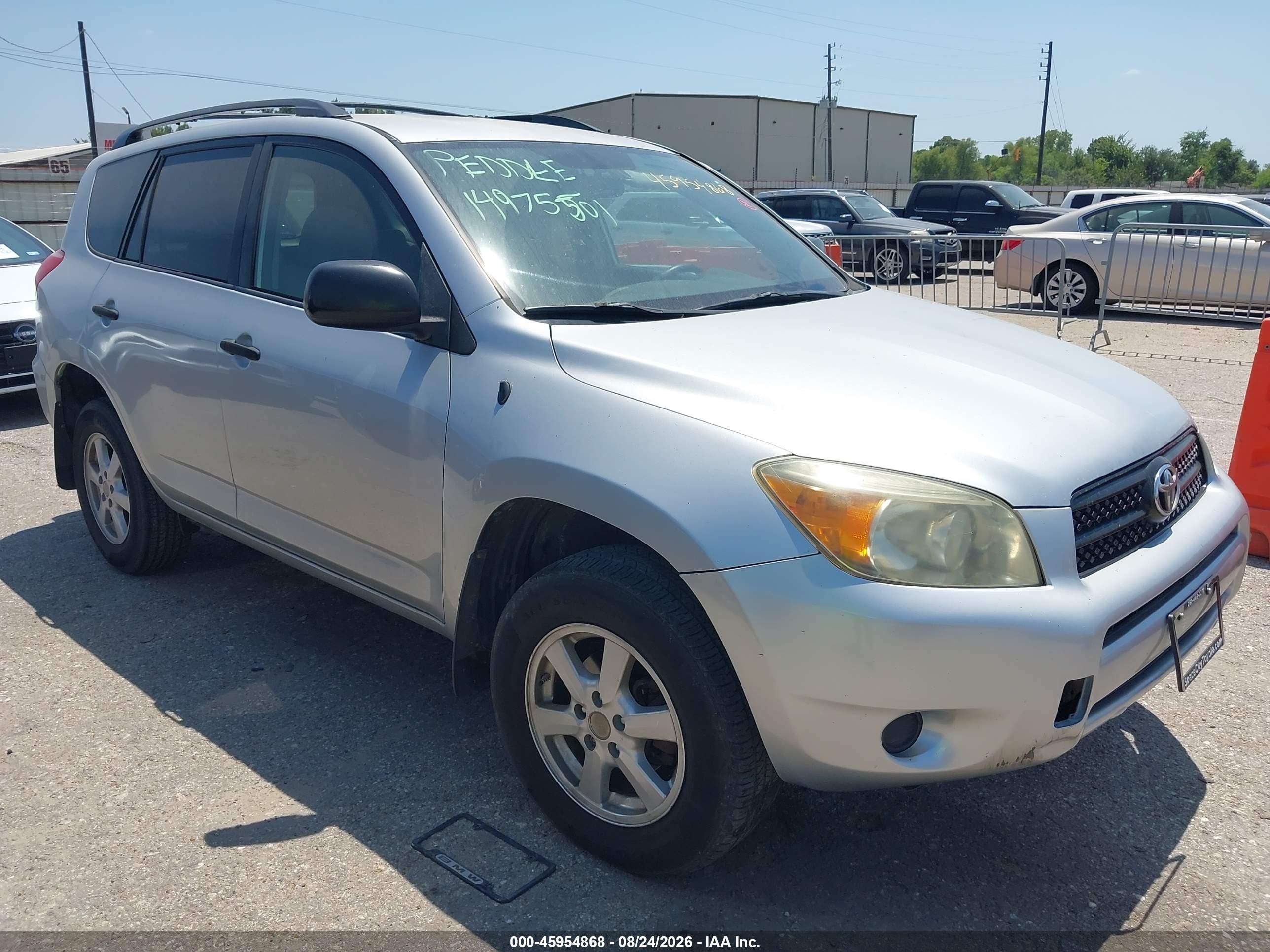 2008 Toyota Rav4   Silver vin: JTMZD33V086072992
