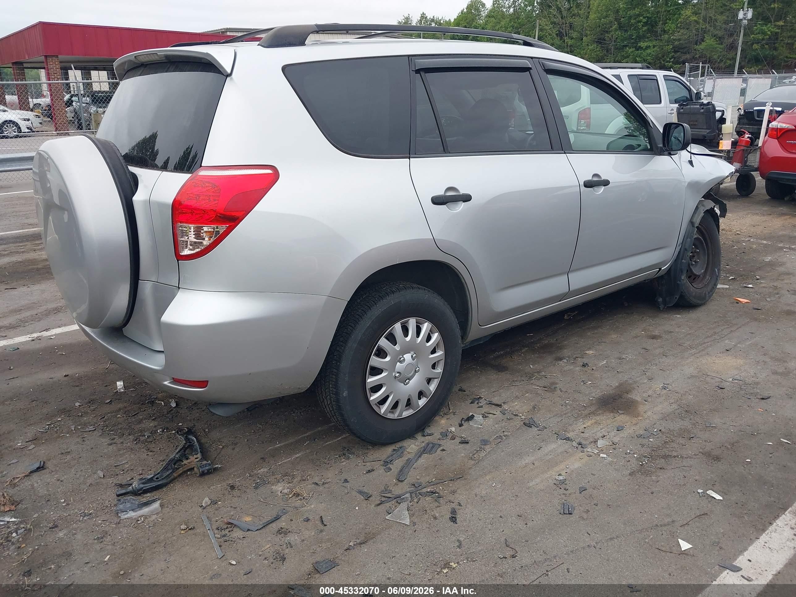 2008 Toyota Rav4   Gray vin: JTMZD33V086078596