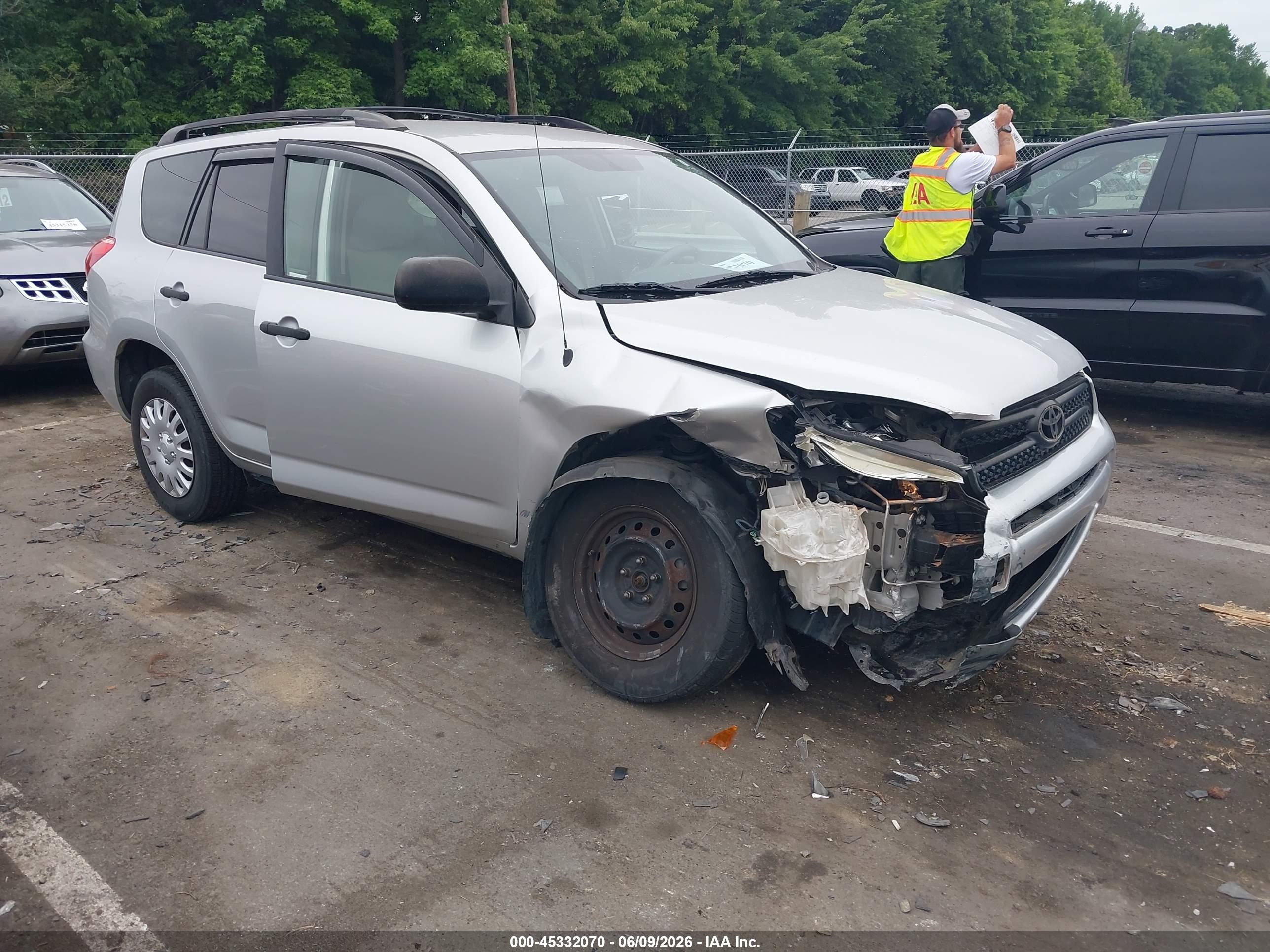 2008 Toyota Rav4   Gray vin: JTMZD33V086078596