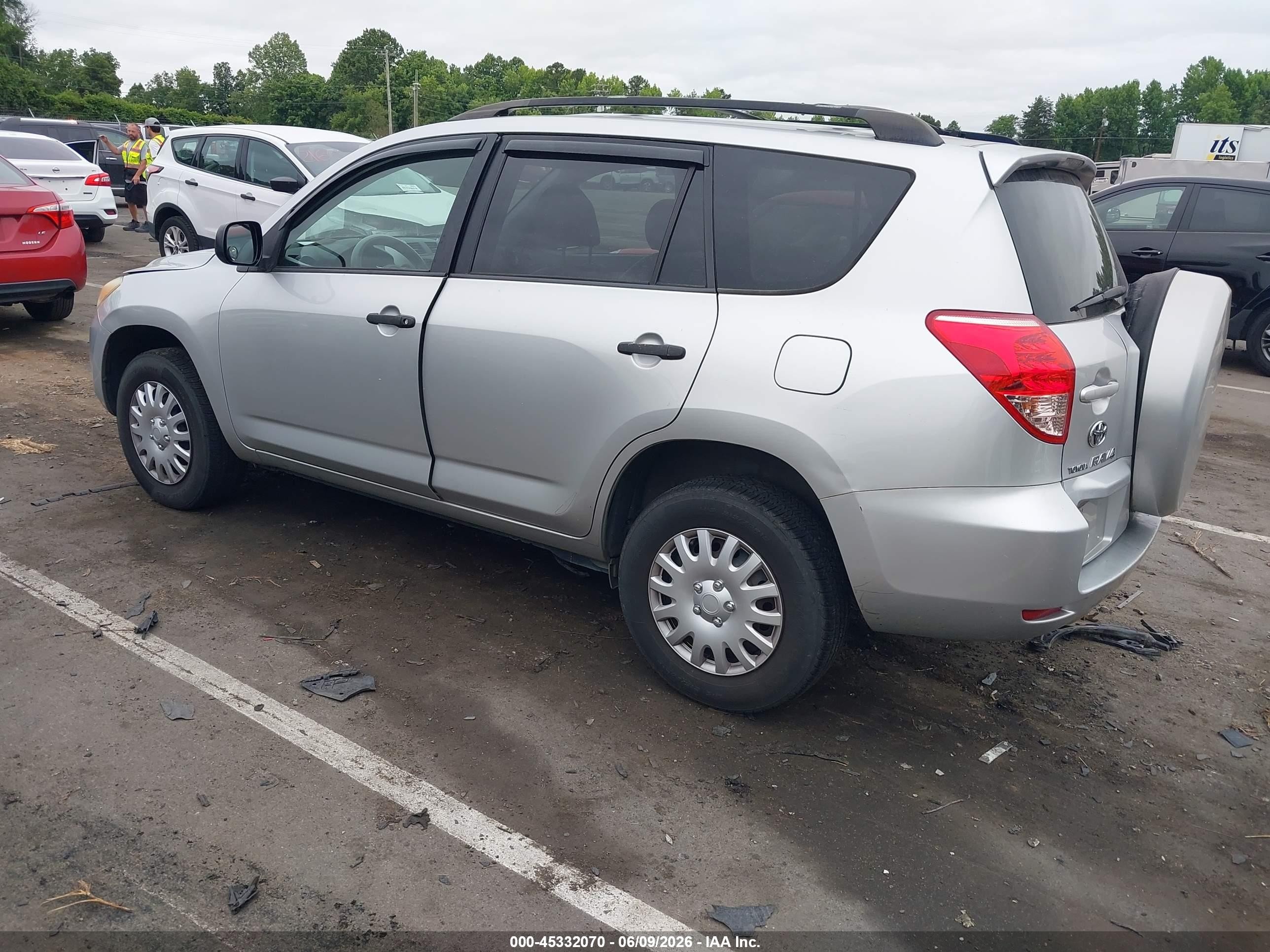 2008 Toyota Rav4   Gray vin: JTMZD33V086078596