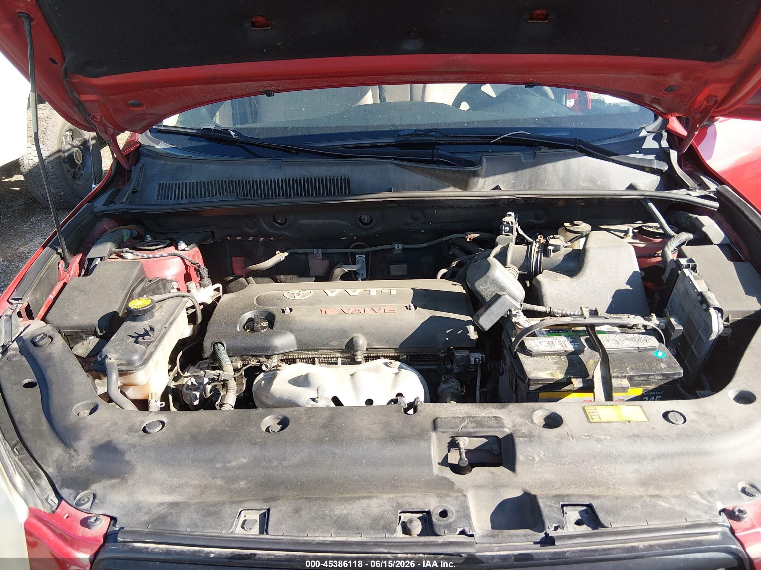 2008 Toyota Rav4   Red vin: JTMZD33V086080963