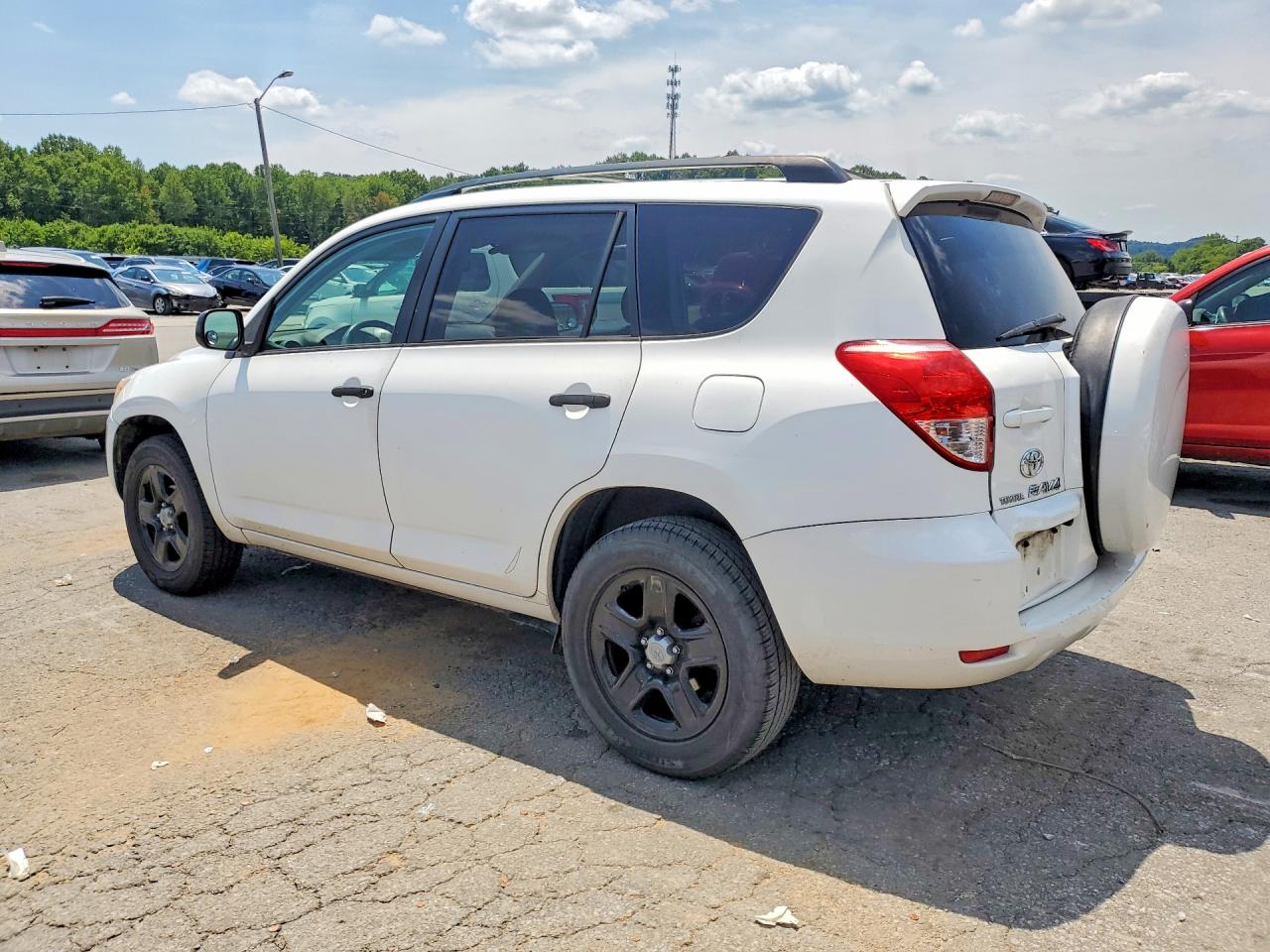2006 Toyota Rav4 Base White vin: JTMZD33V165002615