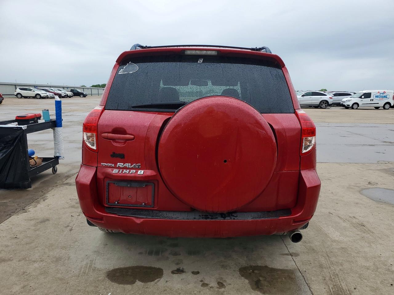 2006 Toyota Rav4 Base Red vin: JTMZD33V166019148