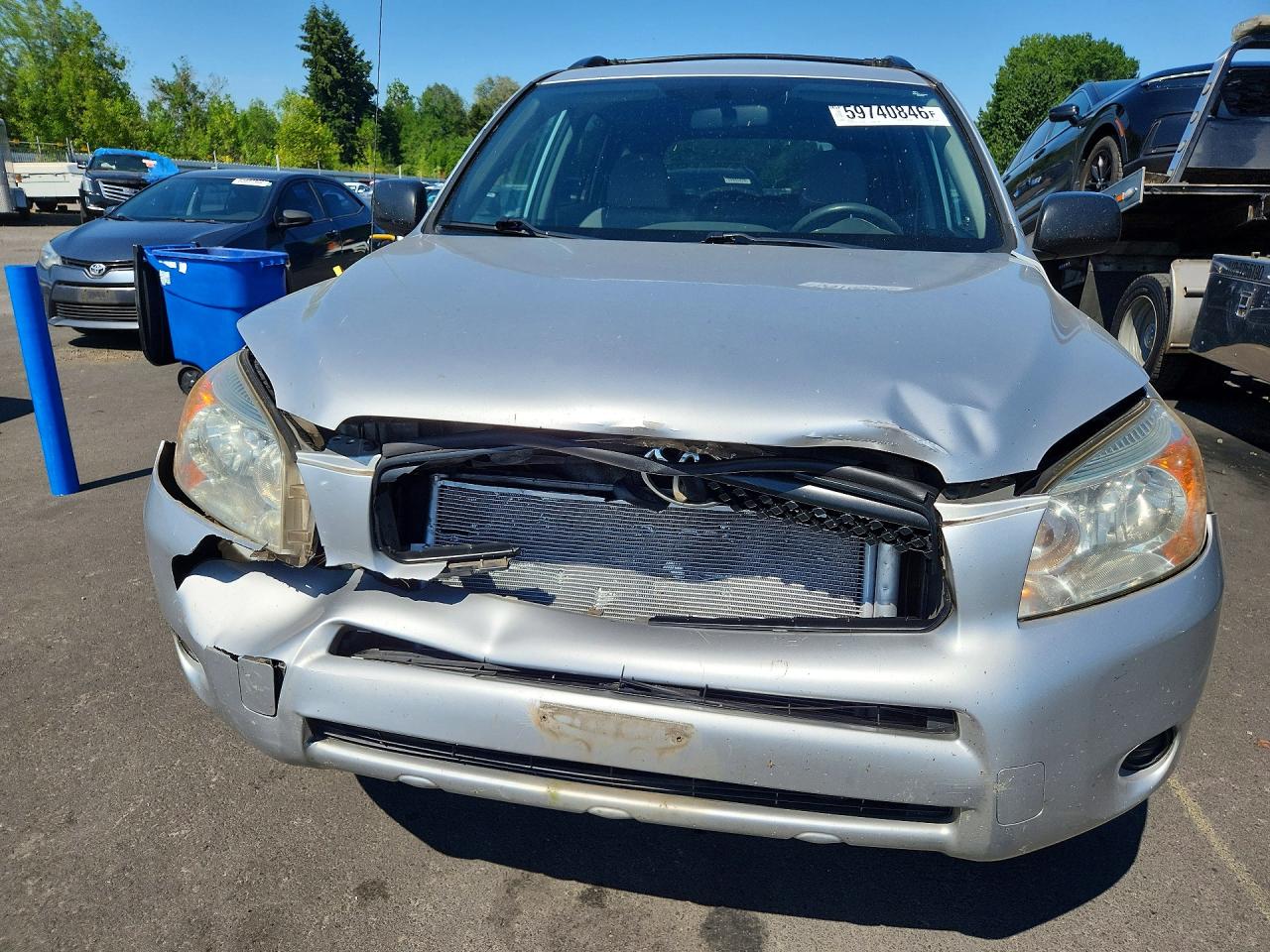 2007 Toyota Rav4 Base Silver vin: JTMZD33V175033140