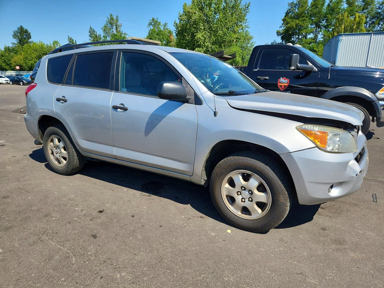 2007 Toyota Rav4 Base Silver vin: JTMZD33V175033140