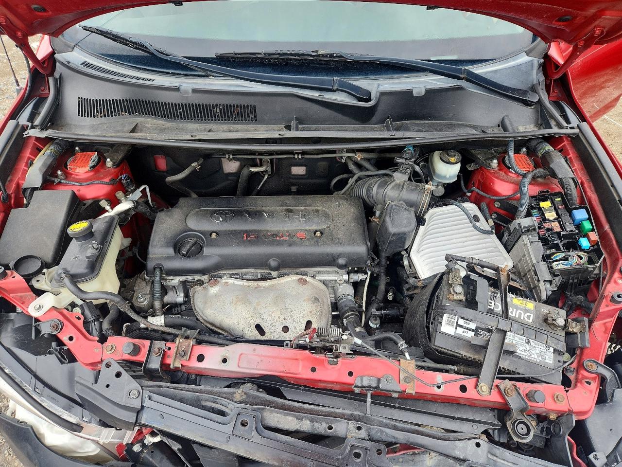 2007 Toyota Rav4 Base Red vin: JTMZD33V175046678