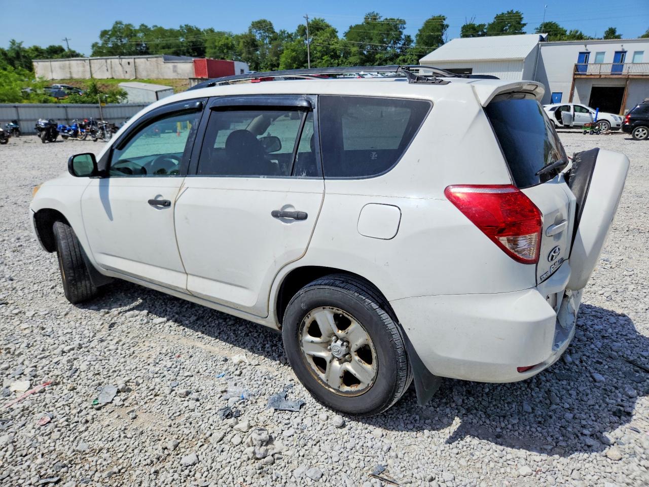 2007 Toyota Rav4 Base White vin: JTMZD33V175055932