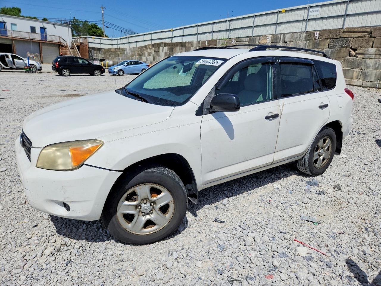 2007 Toyota Rav4 Base White vin: JTMZD33V175055932