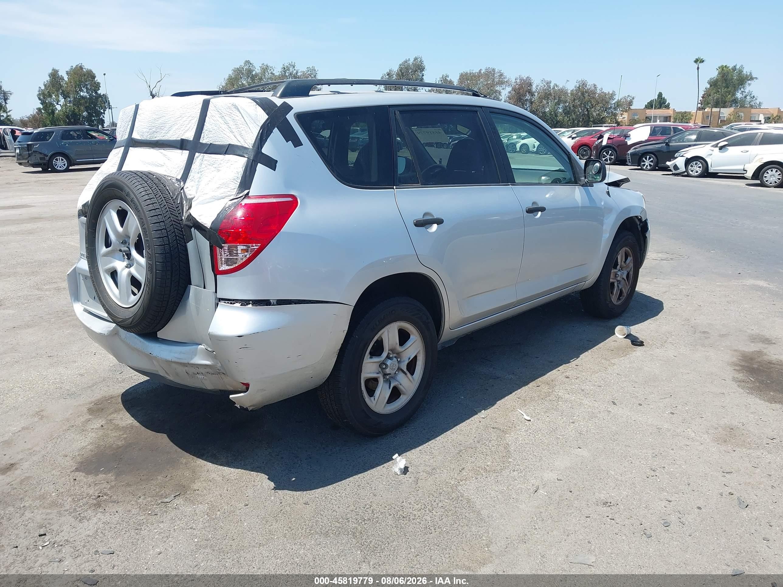 2007 Toyota Rav4   Silver vin: JTMZD33V176036890