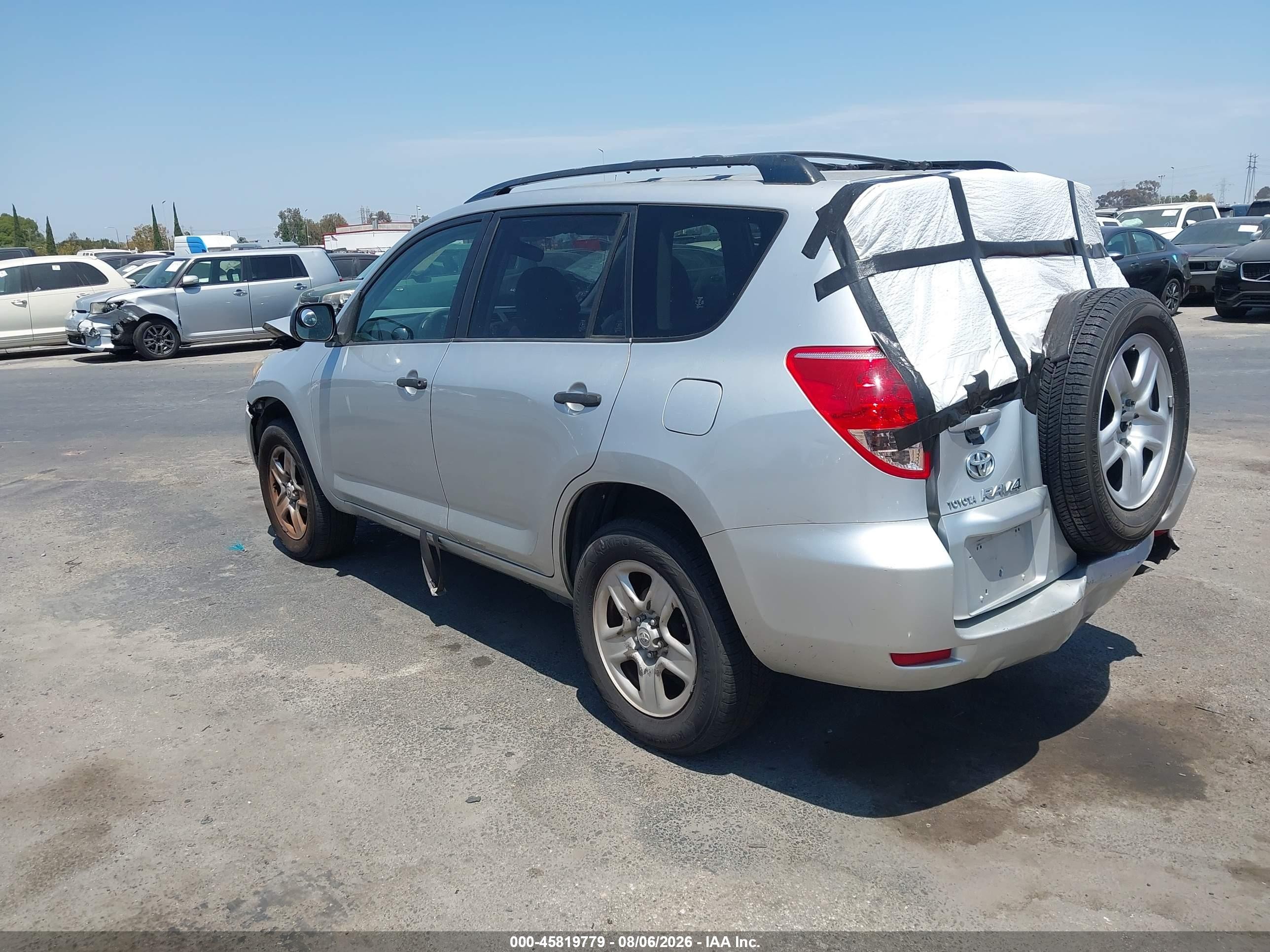 2007 Toyota Rav4   Silver vin: JTMZD33V176036890