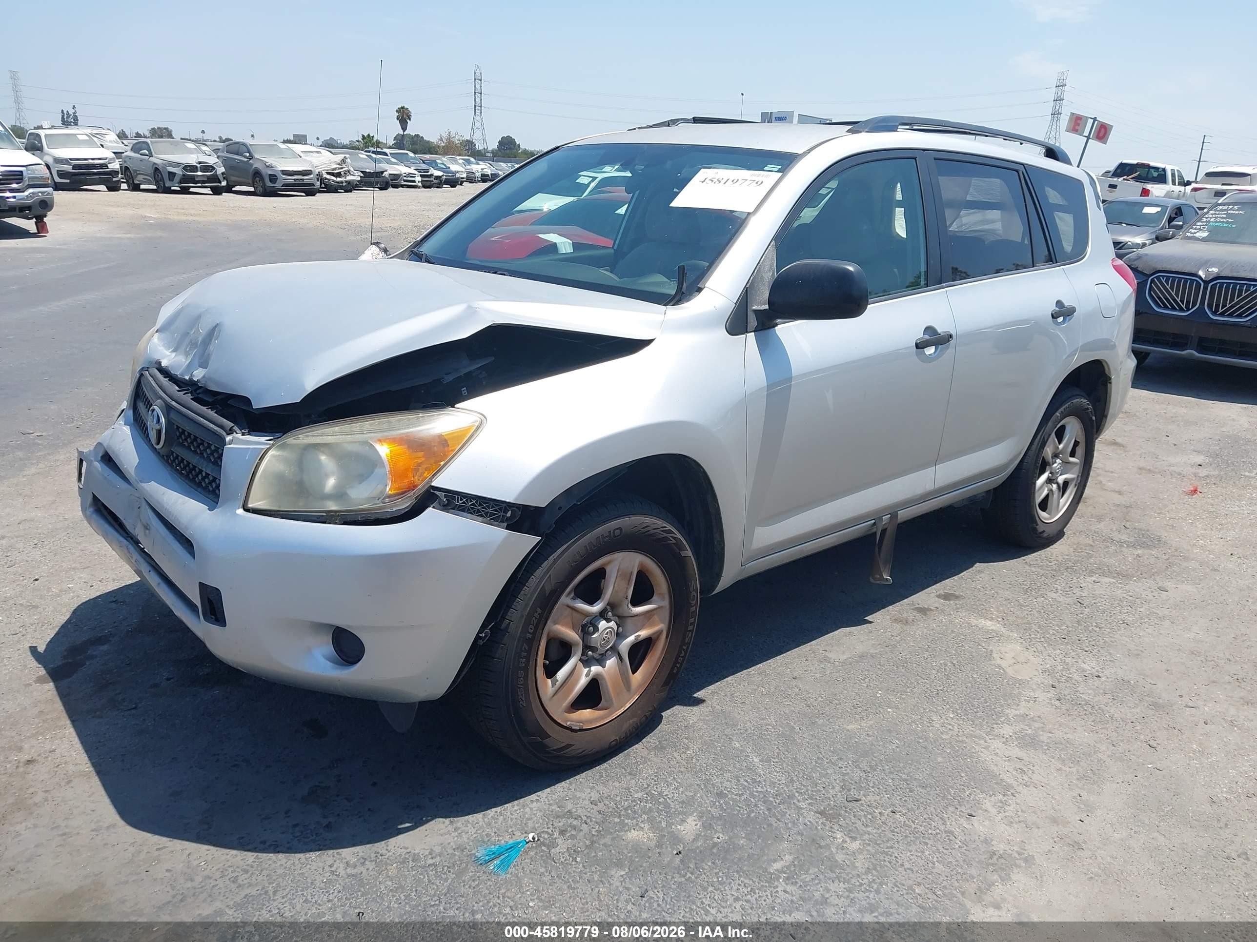 2007 Toyota Rav4   Silver vin: JTMZD33V176036890