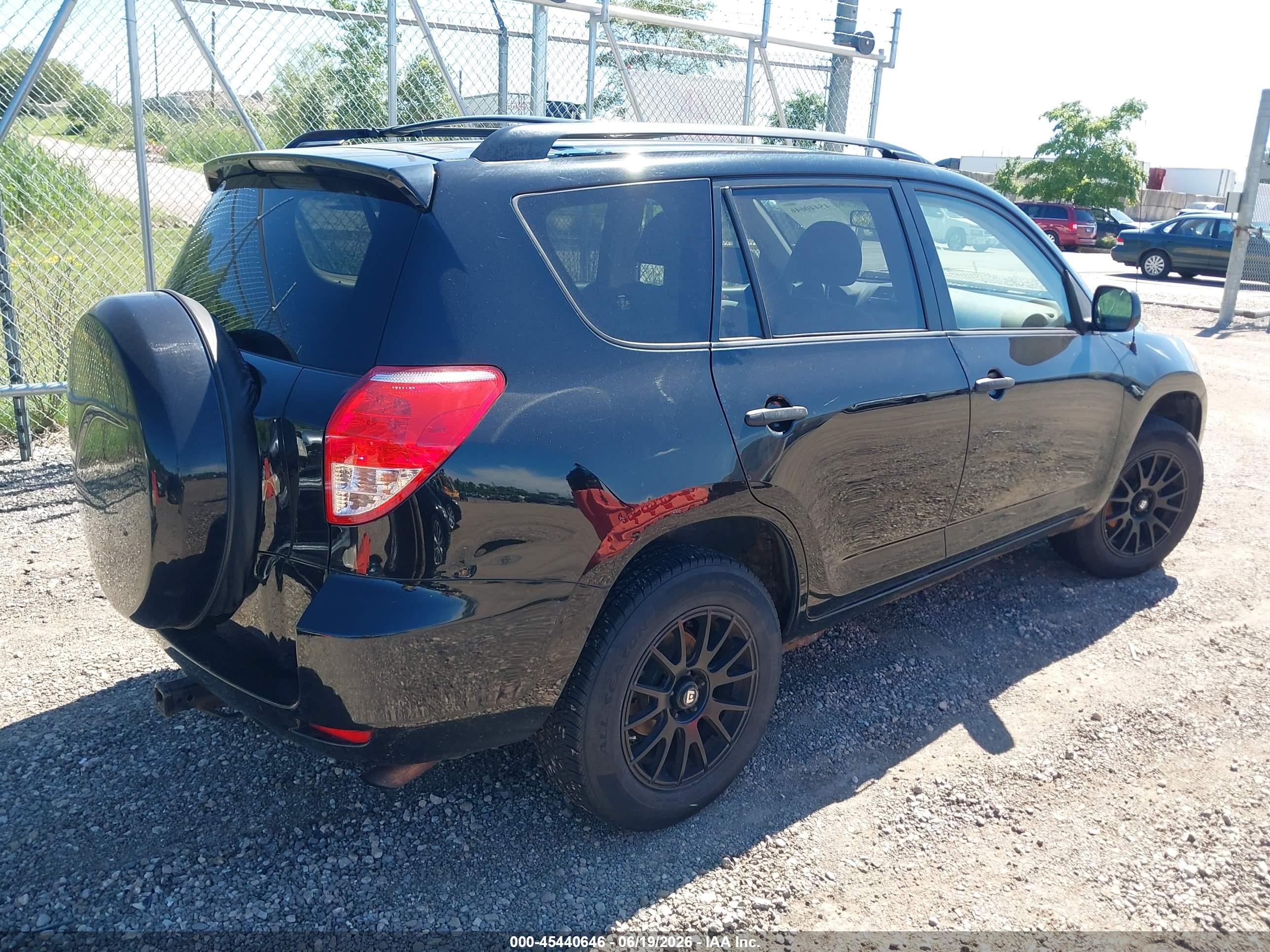 2007 Toyota Rav4   Black vin: JTMZD33V176045668