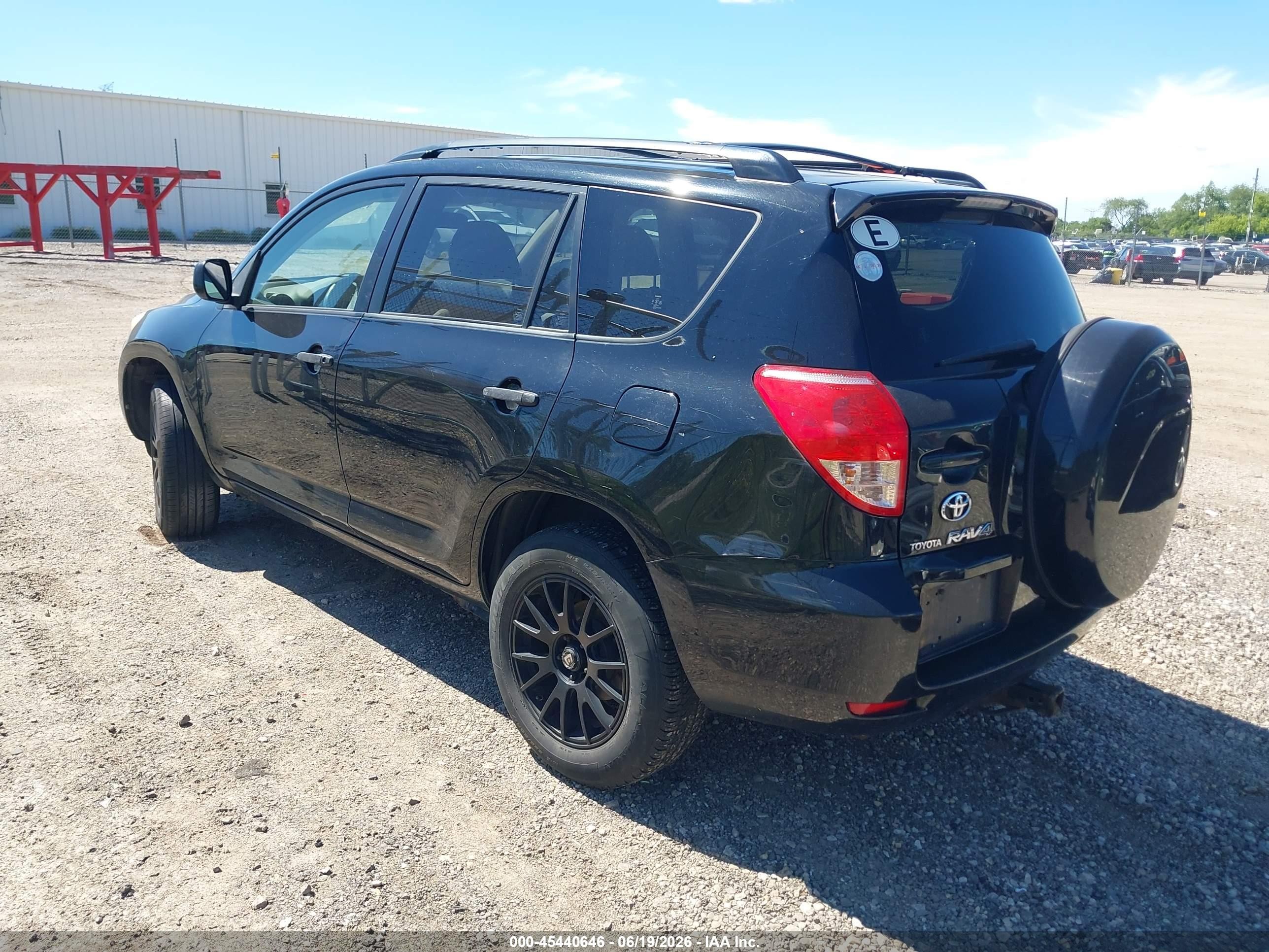 2007 Toyota Rav4   Black vin: JTMZD33V176045668